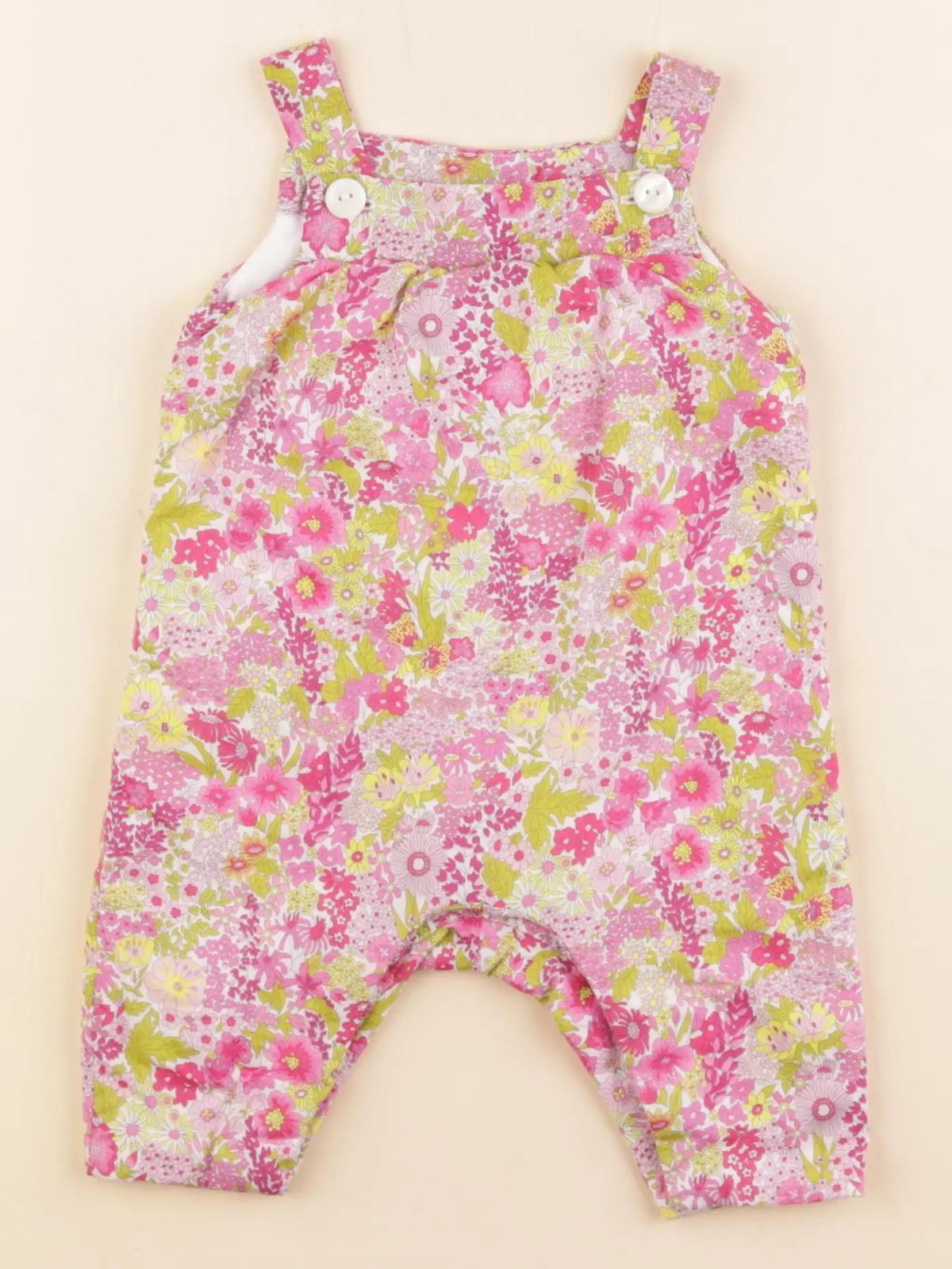 Jacadi - combinaison liberty multicolore - 3 mois