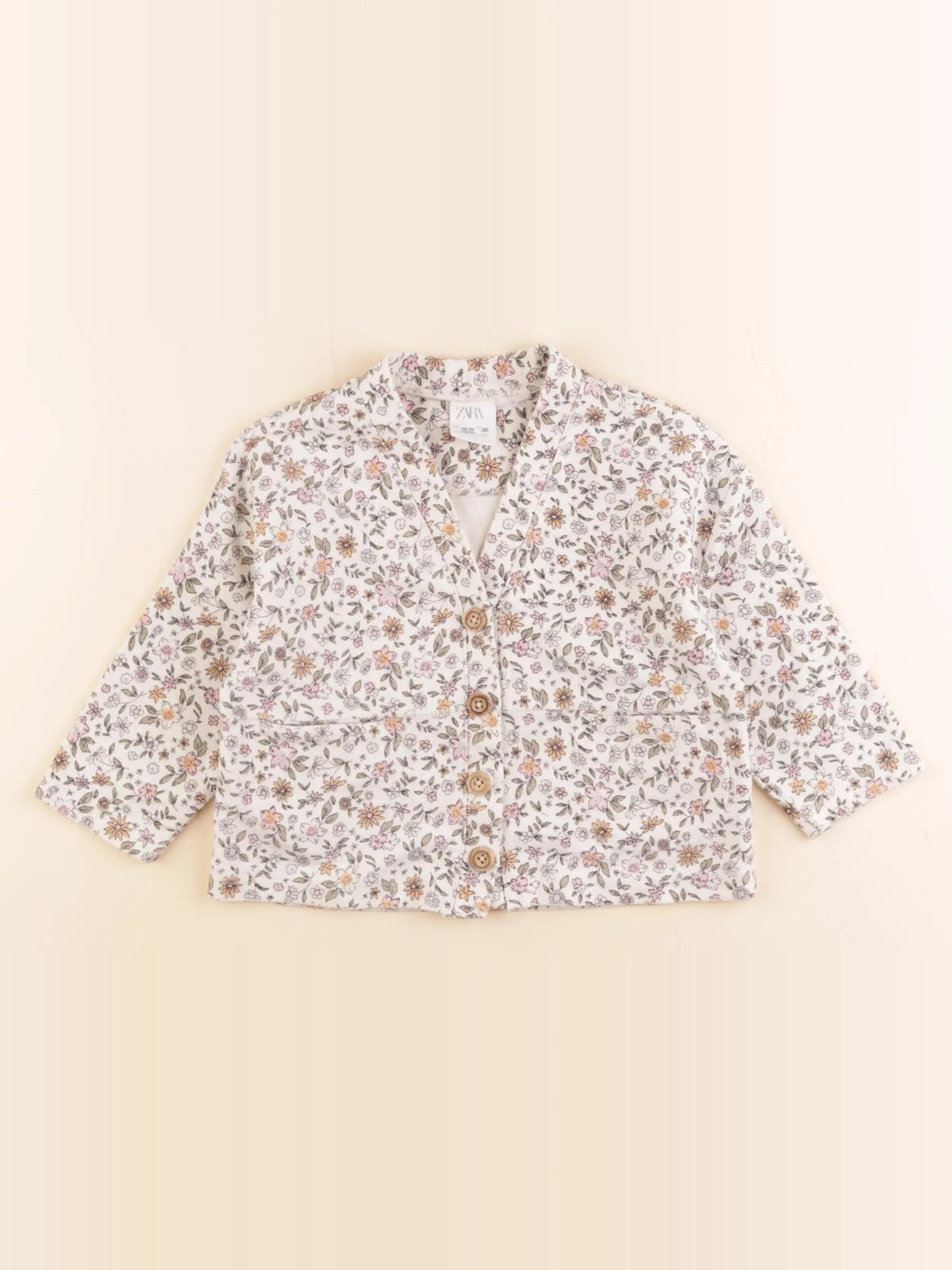 Zara - veste beige - 12/18 mois