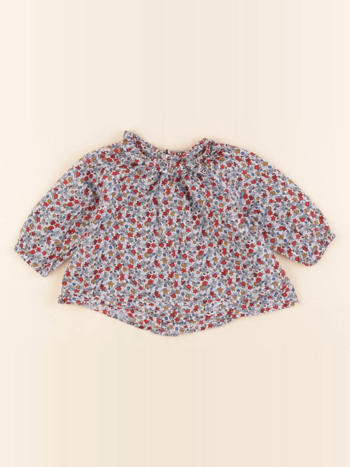 Boutchou - blouse multicolore - 3 mois