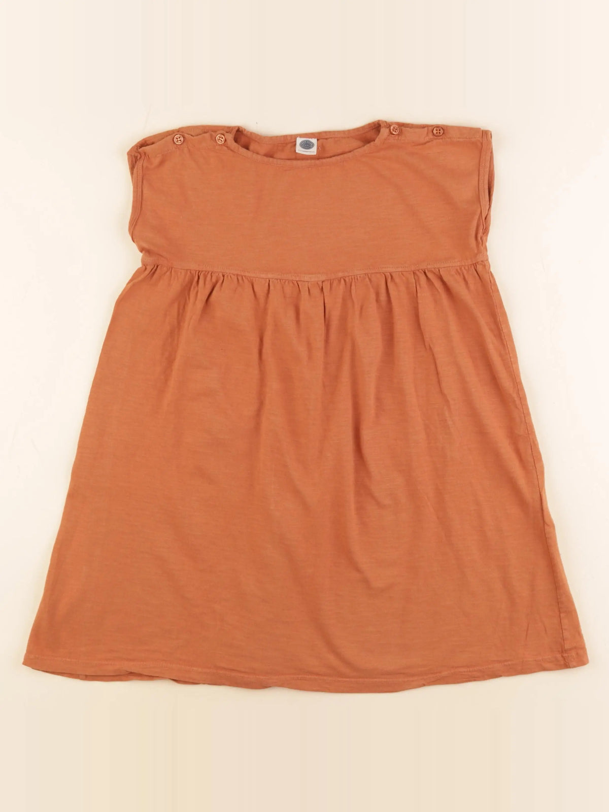 Le Petit Germain - robe marron - 8 ans