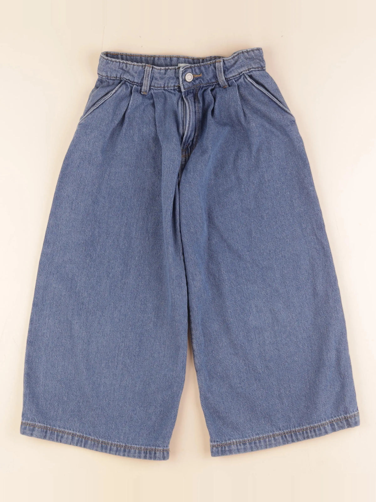 Vertbaudet - pantalon bleu - 7 ans