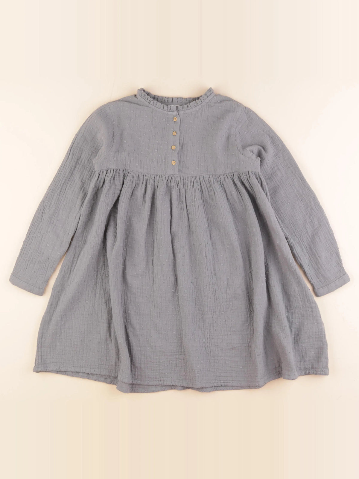 Vertbaudet - robe vert - 8 ans