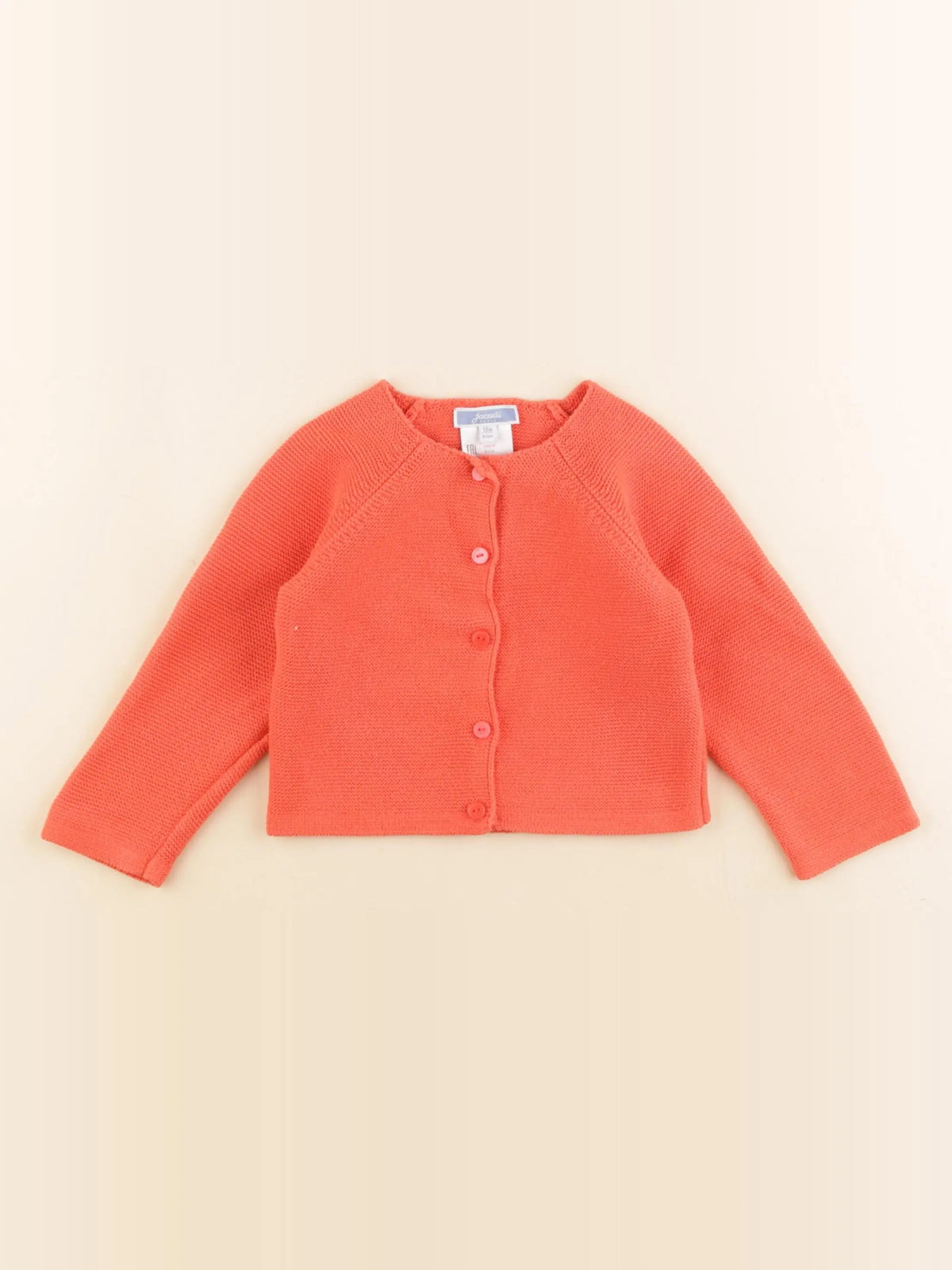 Jacadi - gilet orange - 18 mois