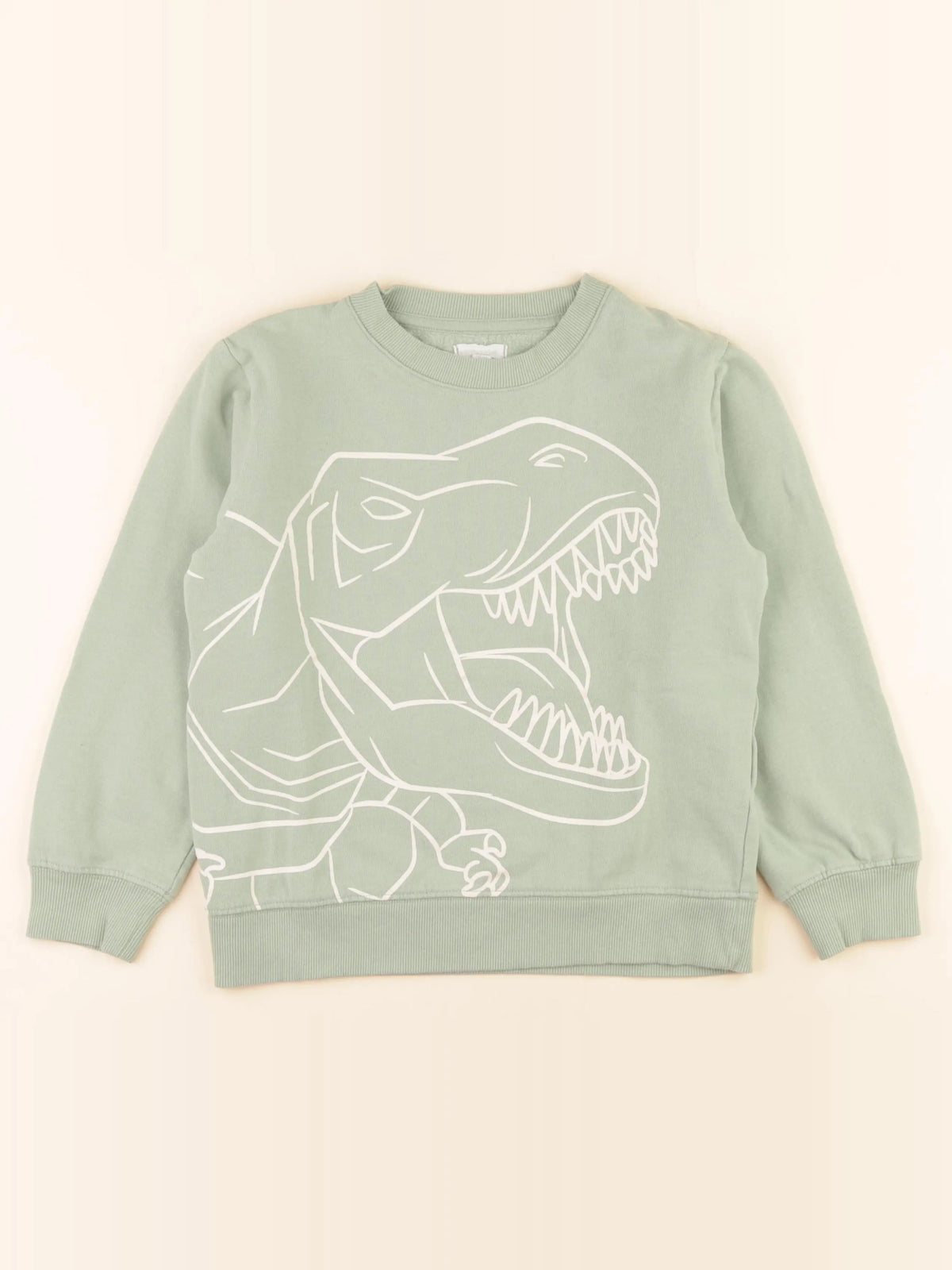 Vertbaudet - sweat vert - 10 ans