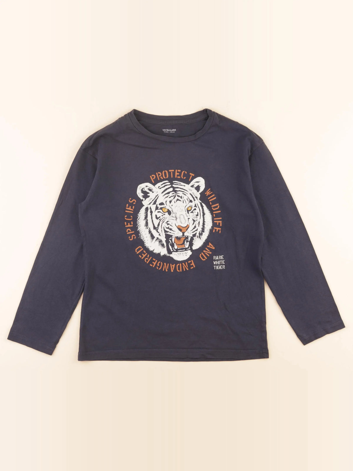 Vertbaudet - tee-shirt bleu - 12 ans
