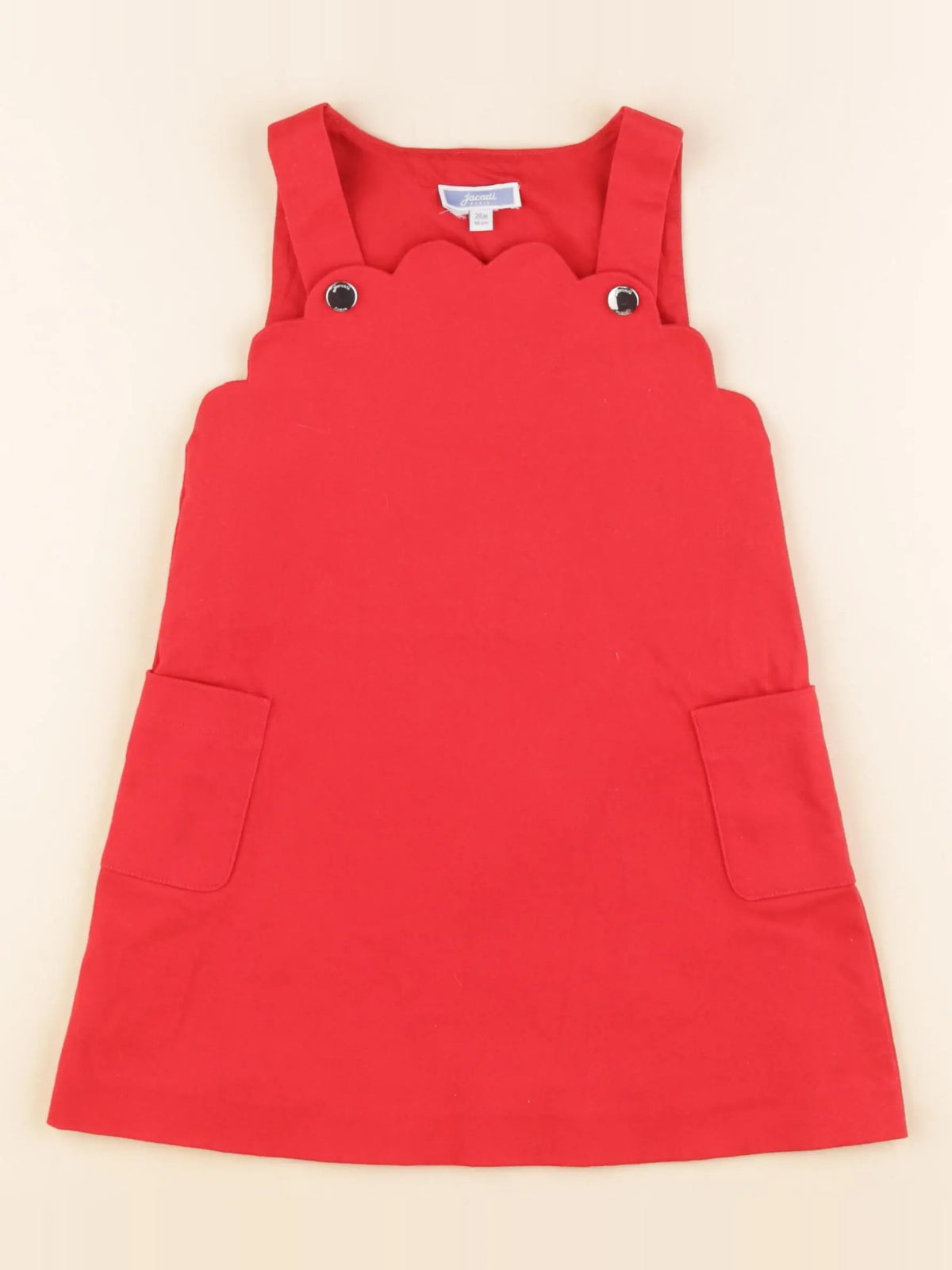 Jacadi - robe rouge - 36 mois