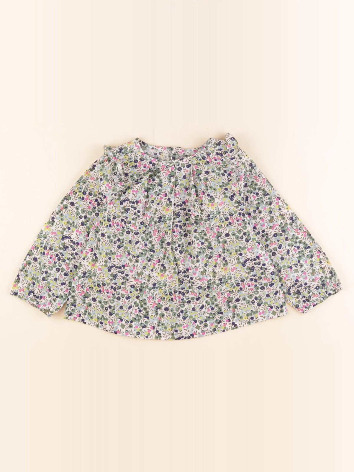 Jacadi - blouse liberty multicolore - 36 mois