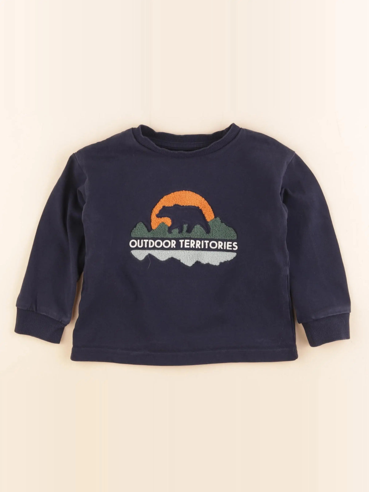 Vertbaudet - tee-shirt bleu - 3 ans