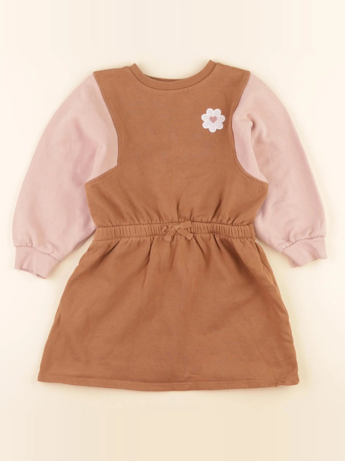 Vertbaudet - robe marron - 6 ans
