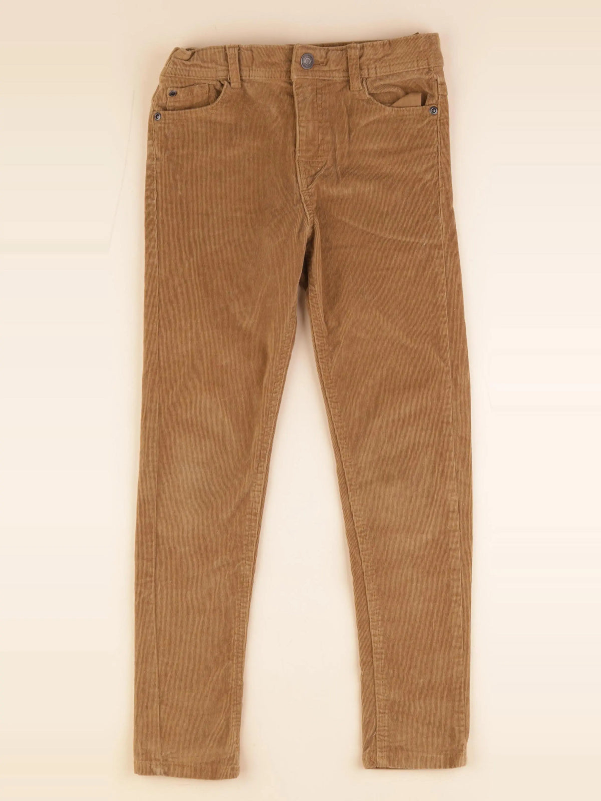 Vertbaudet - pantalon marron - 8 ans