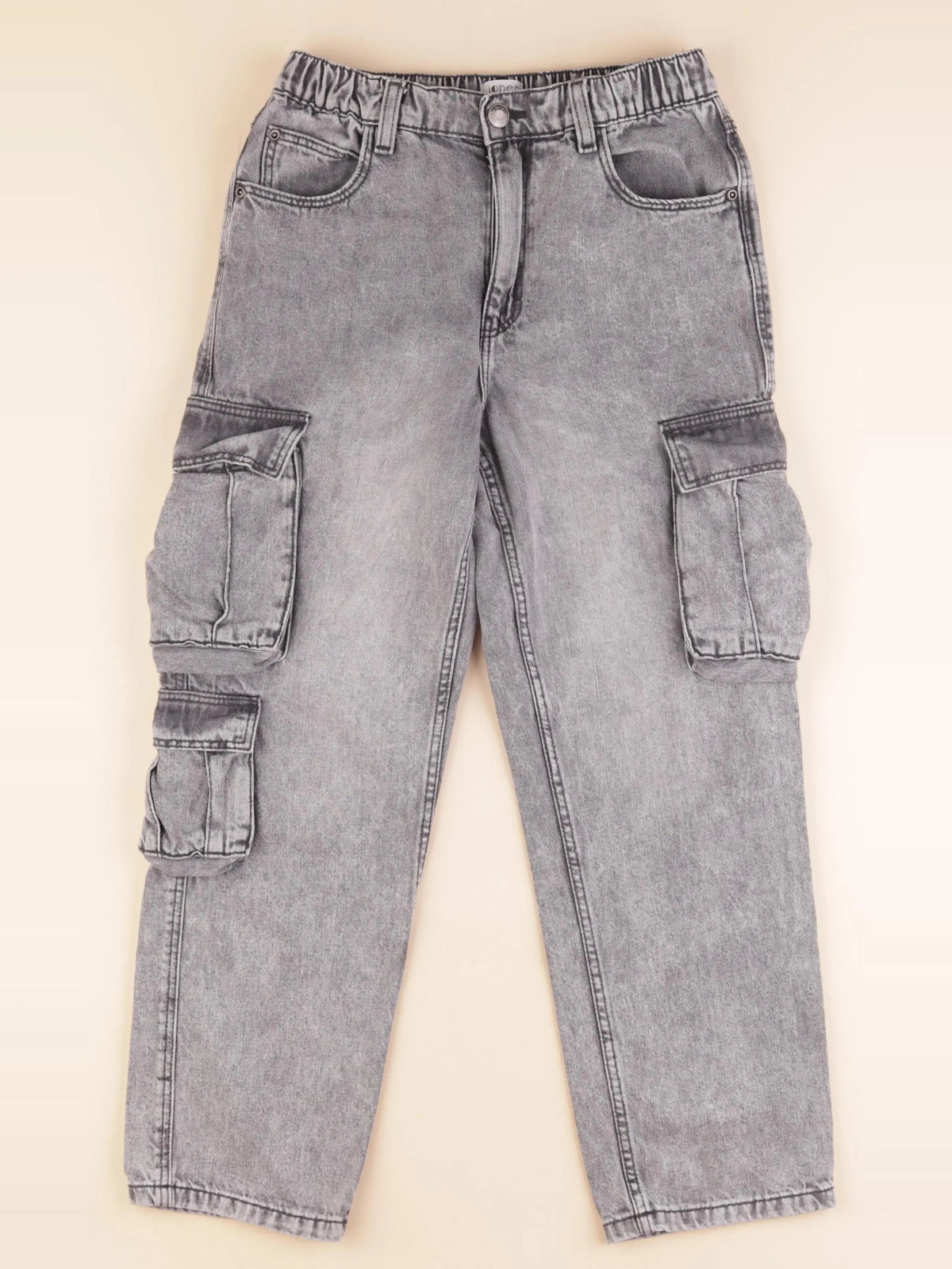 Vertbaudet - jean gris - 10 ans