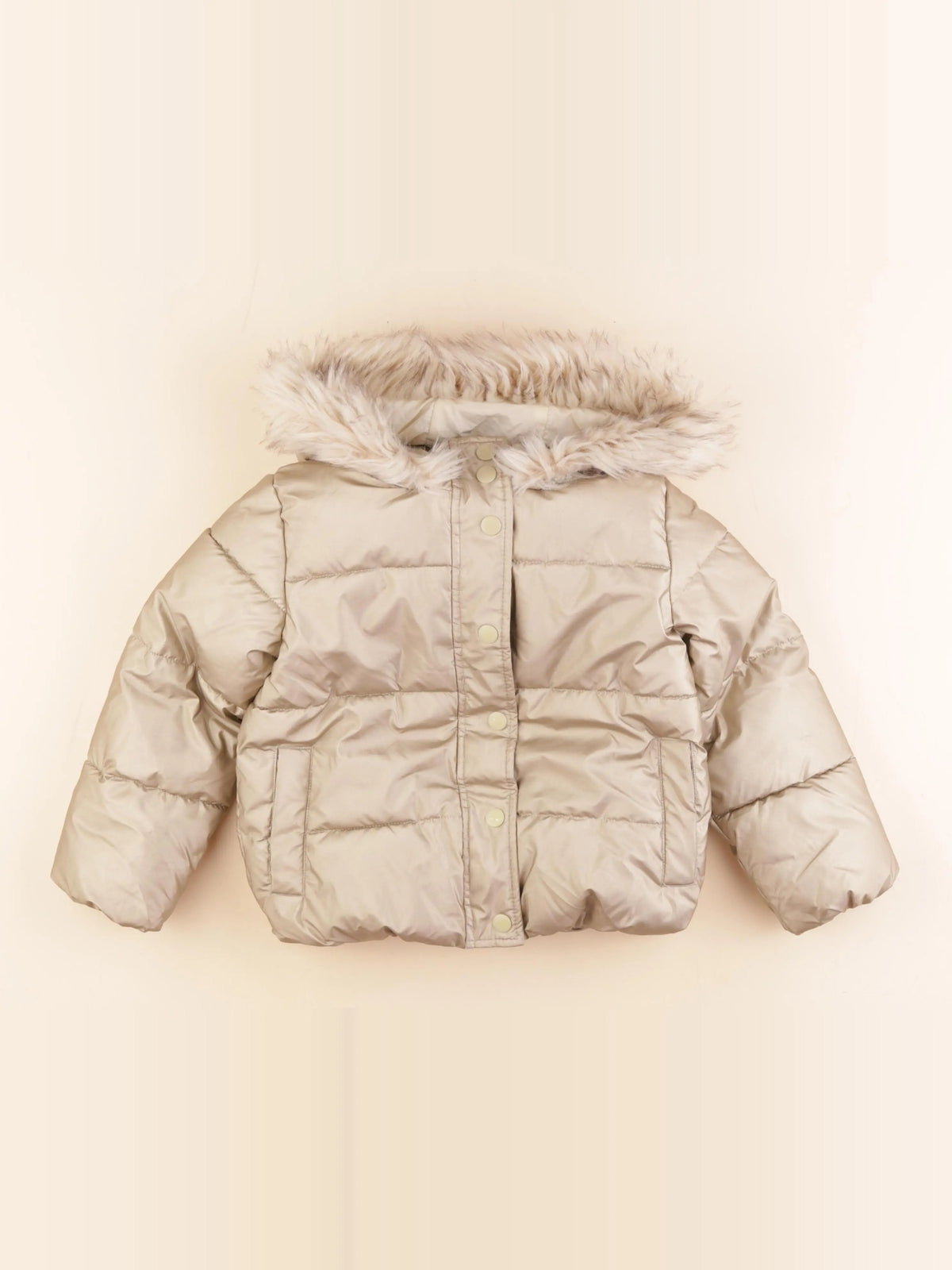 Vertbaudet - doudoune bronze - 5 ans