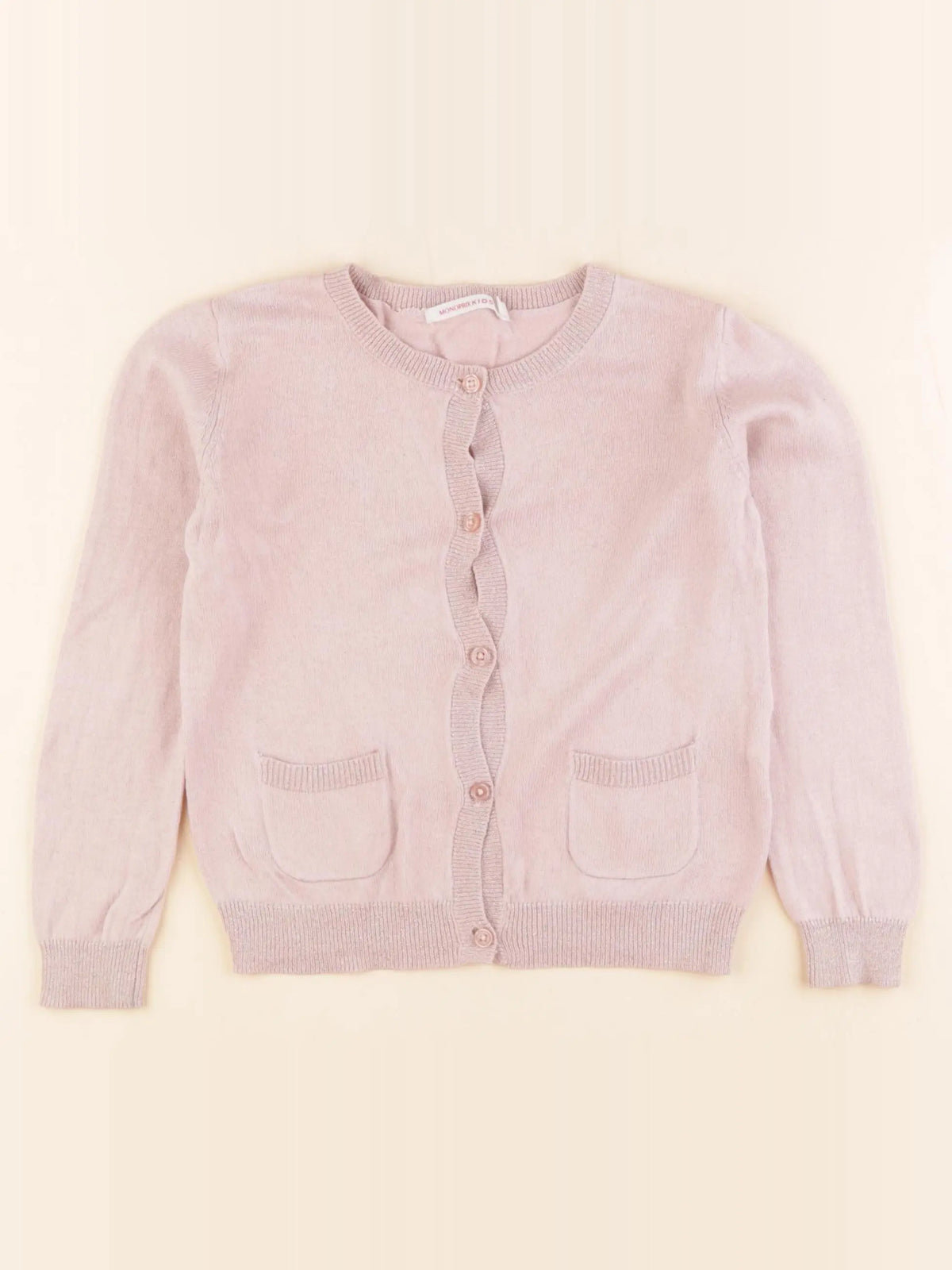 Monoprix - gilet rose - 5 ans