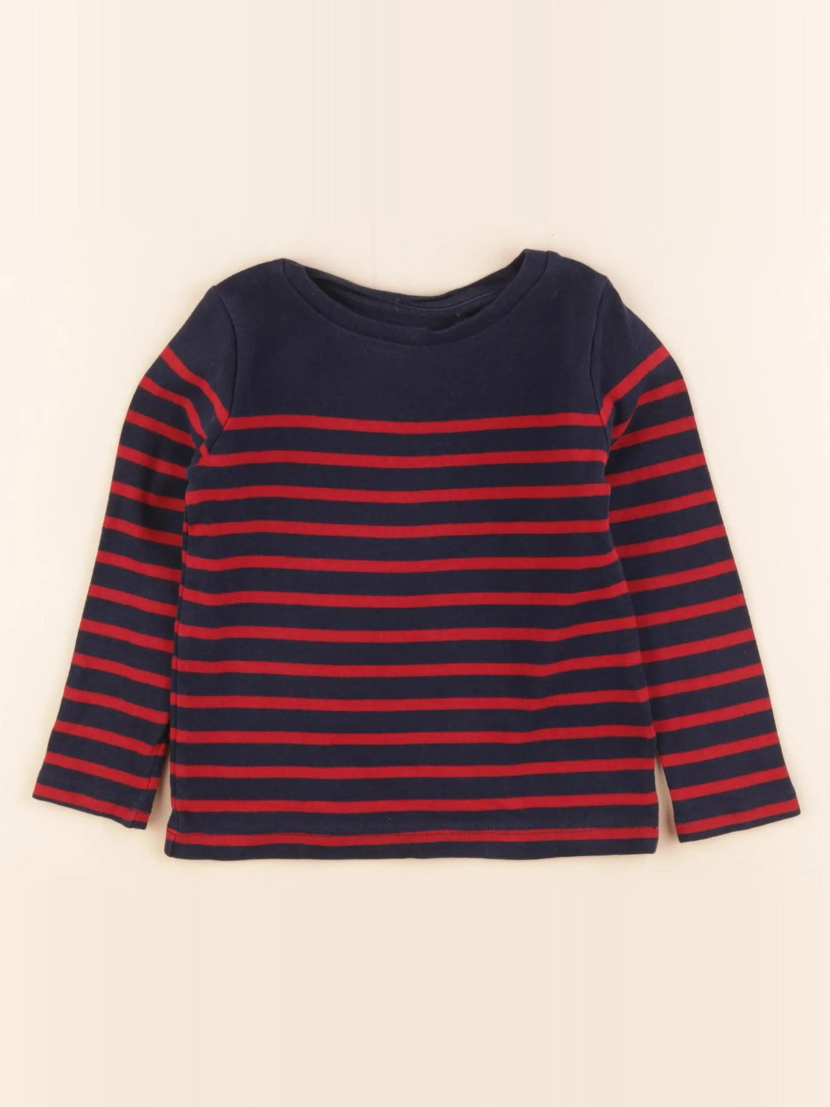 Monoprix - tee-shirt bleu, rouge - 3 ans