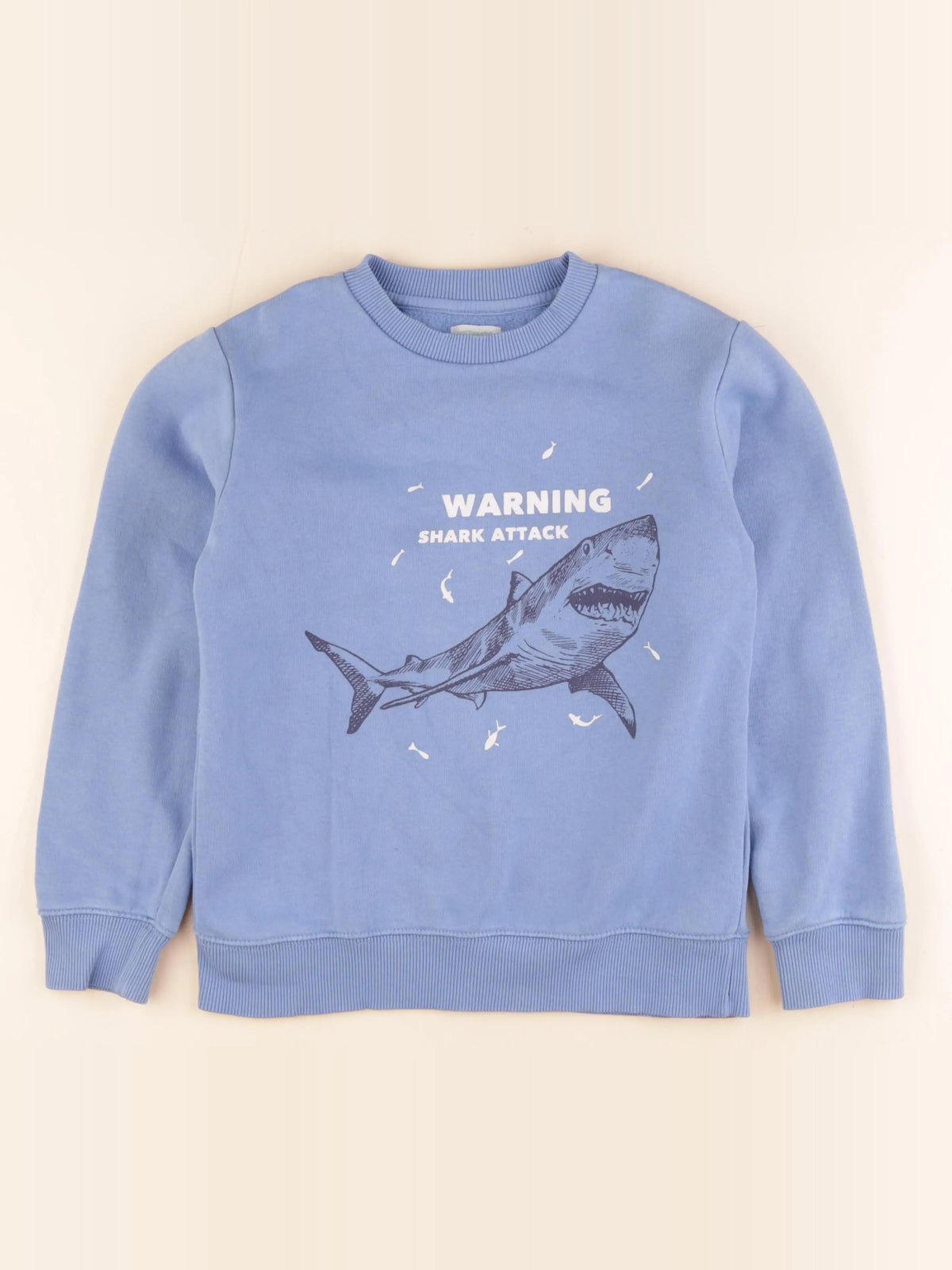 Vertbaudet - sweat bleu - 10 ans