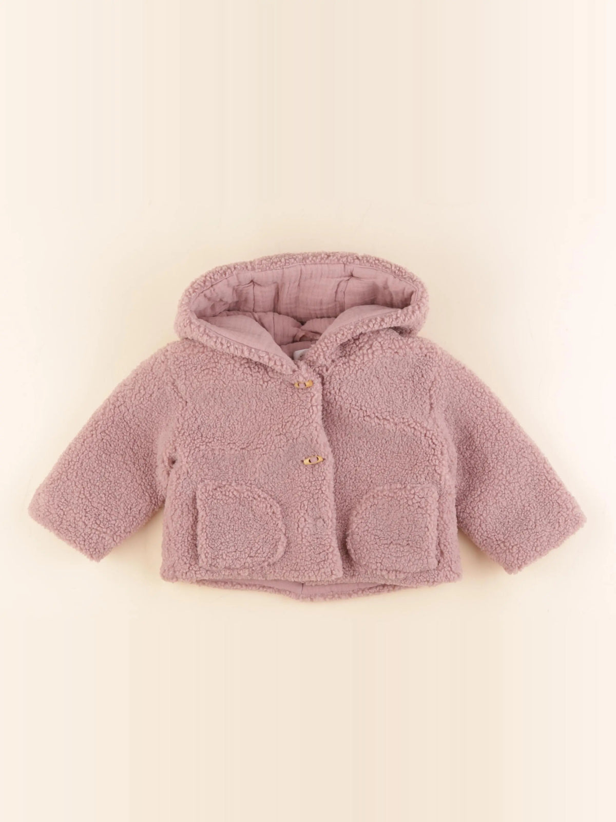 Mango - veste violet - 6/9 mois