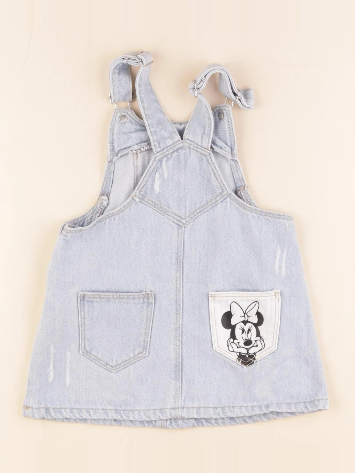 Zara - robe imprimé au dos bleu - 18/24 mois