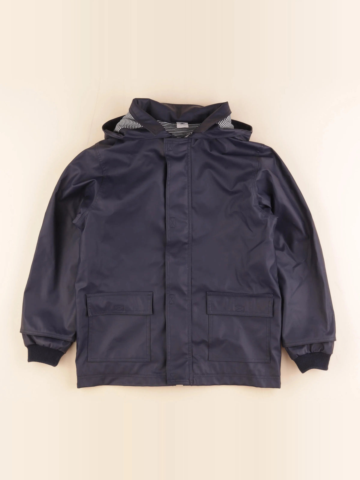 Petit Bateau - imperméable bleu - 8 ans