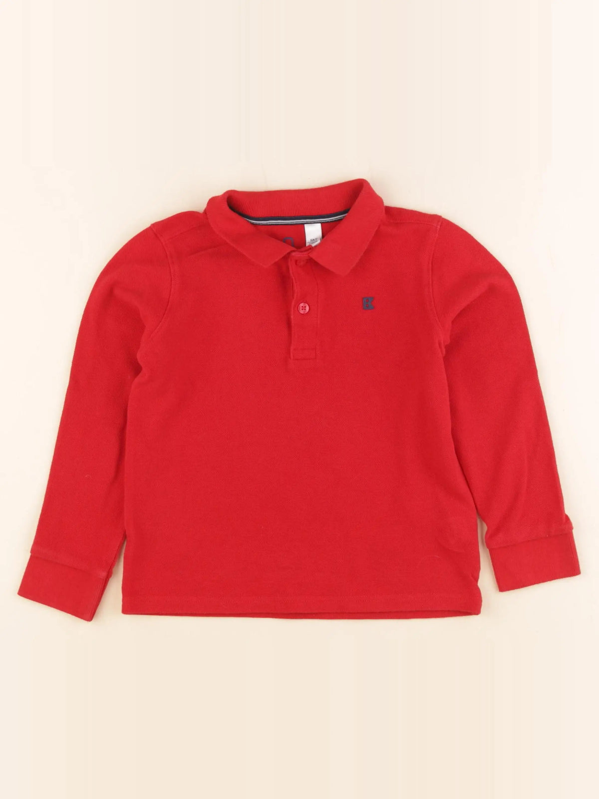 Okaidi - polo rouge - 5 ans