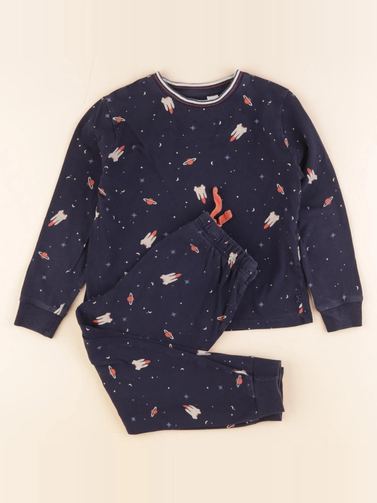 Okaidi - pyjama coton bleu - 5 ans