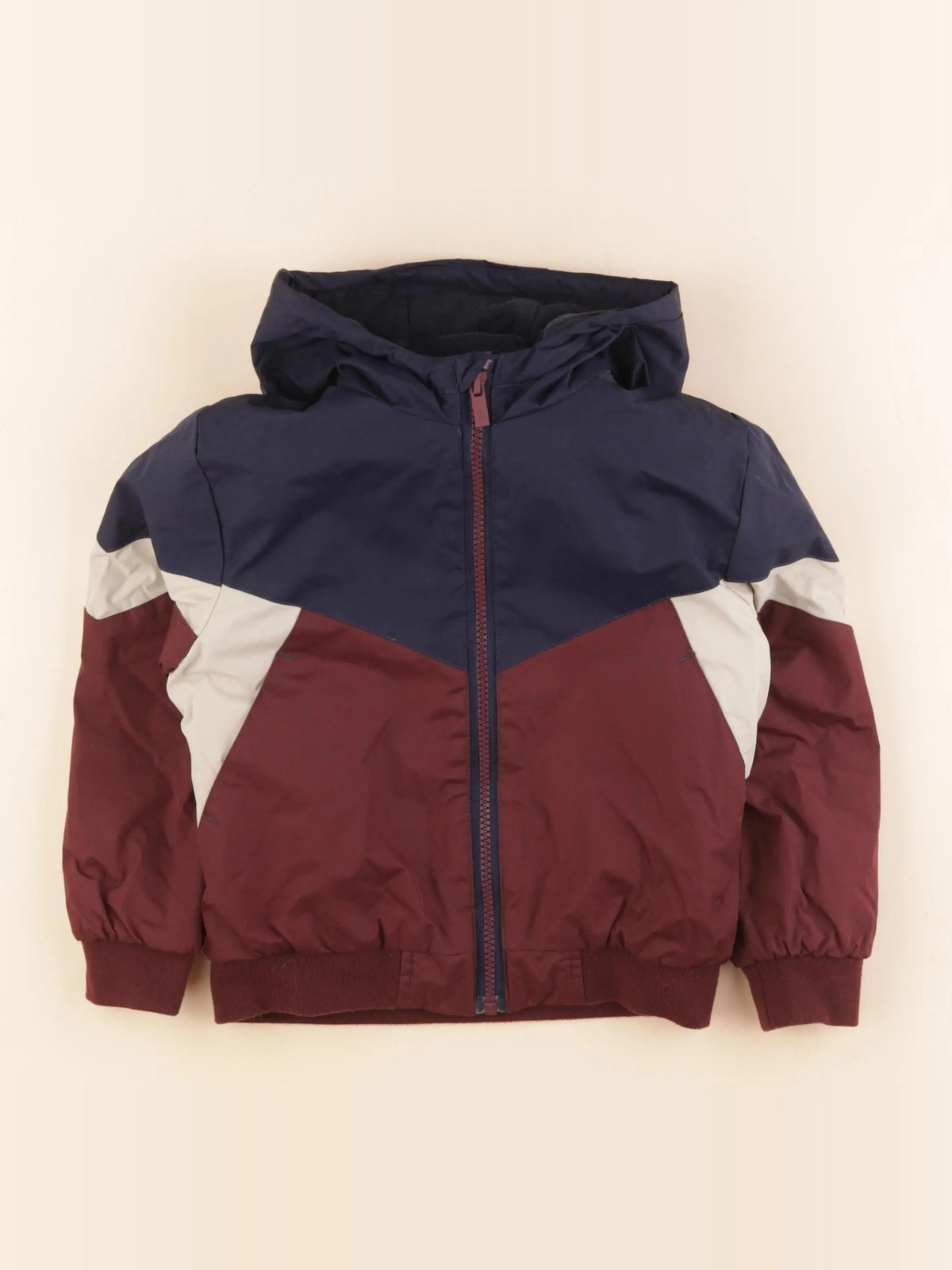 Vertbaudet - veste doublé bleu - 5 ans