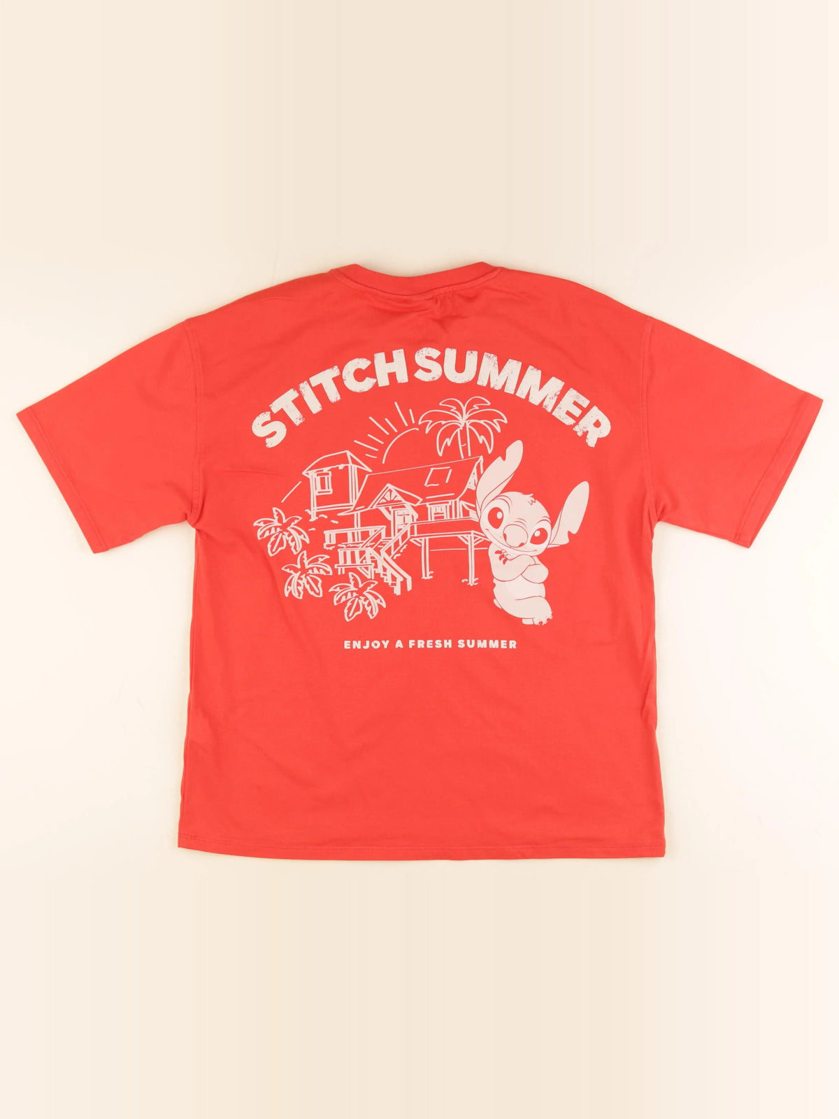 Zara - tee-shirt imprimé au dos rouge - 12/13 ans