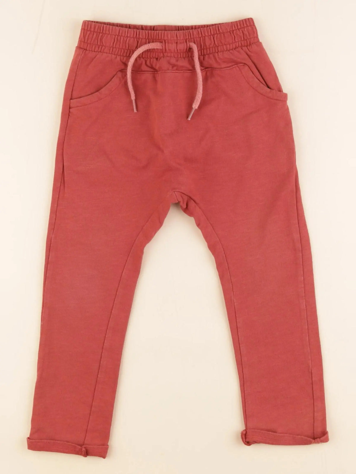 Vertbaudet - pantalon rouge - 36 mois