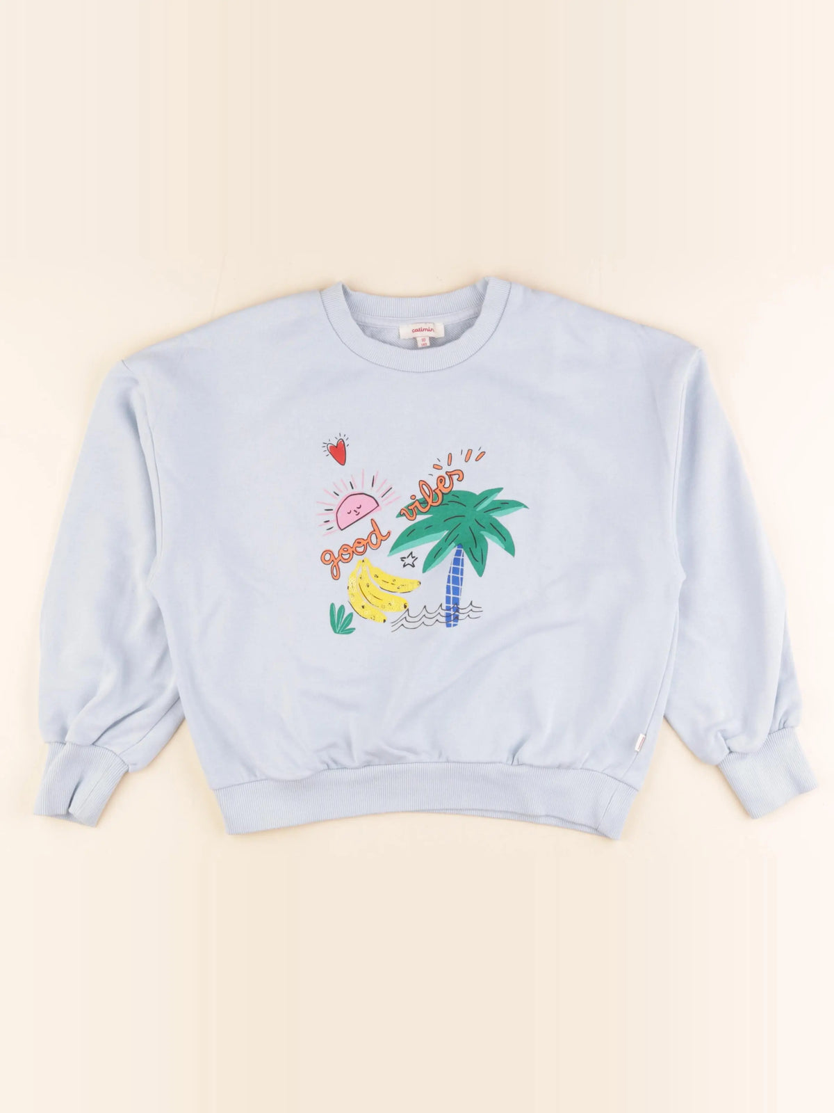 Catimini - sweat bleu - 10 ans