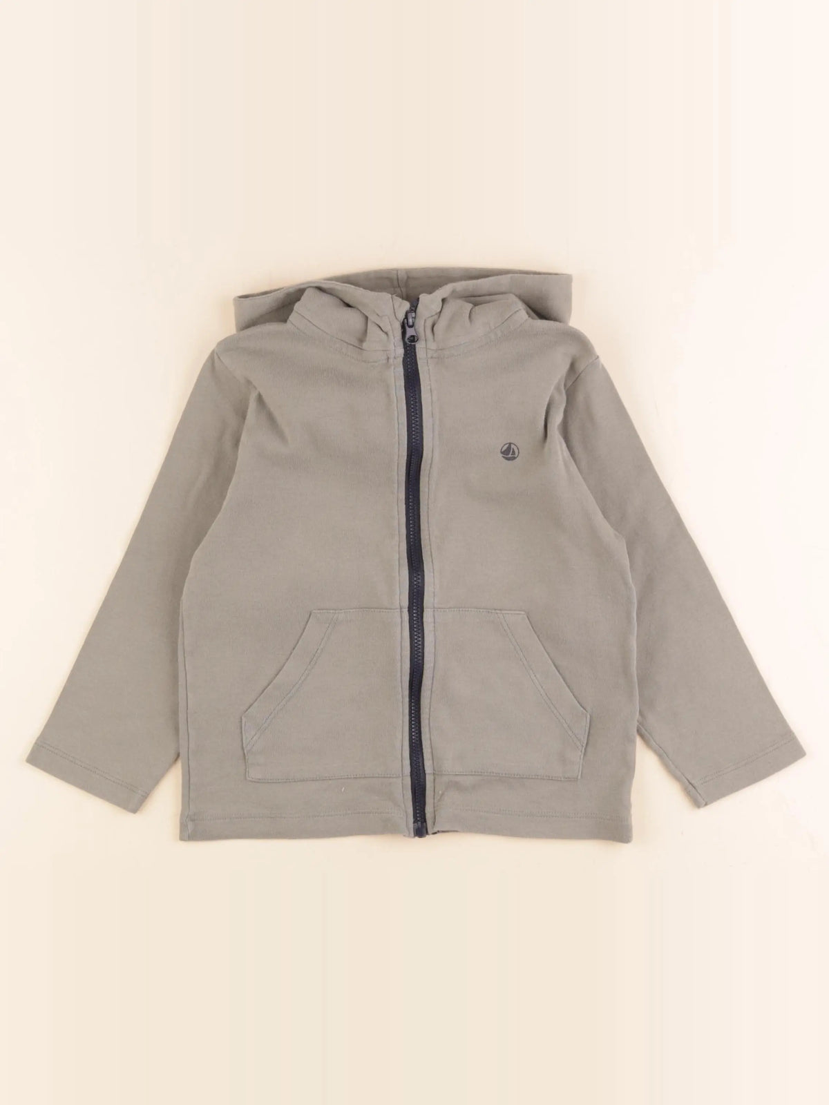 Petit Bateau - sweat vert - 4 ans