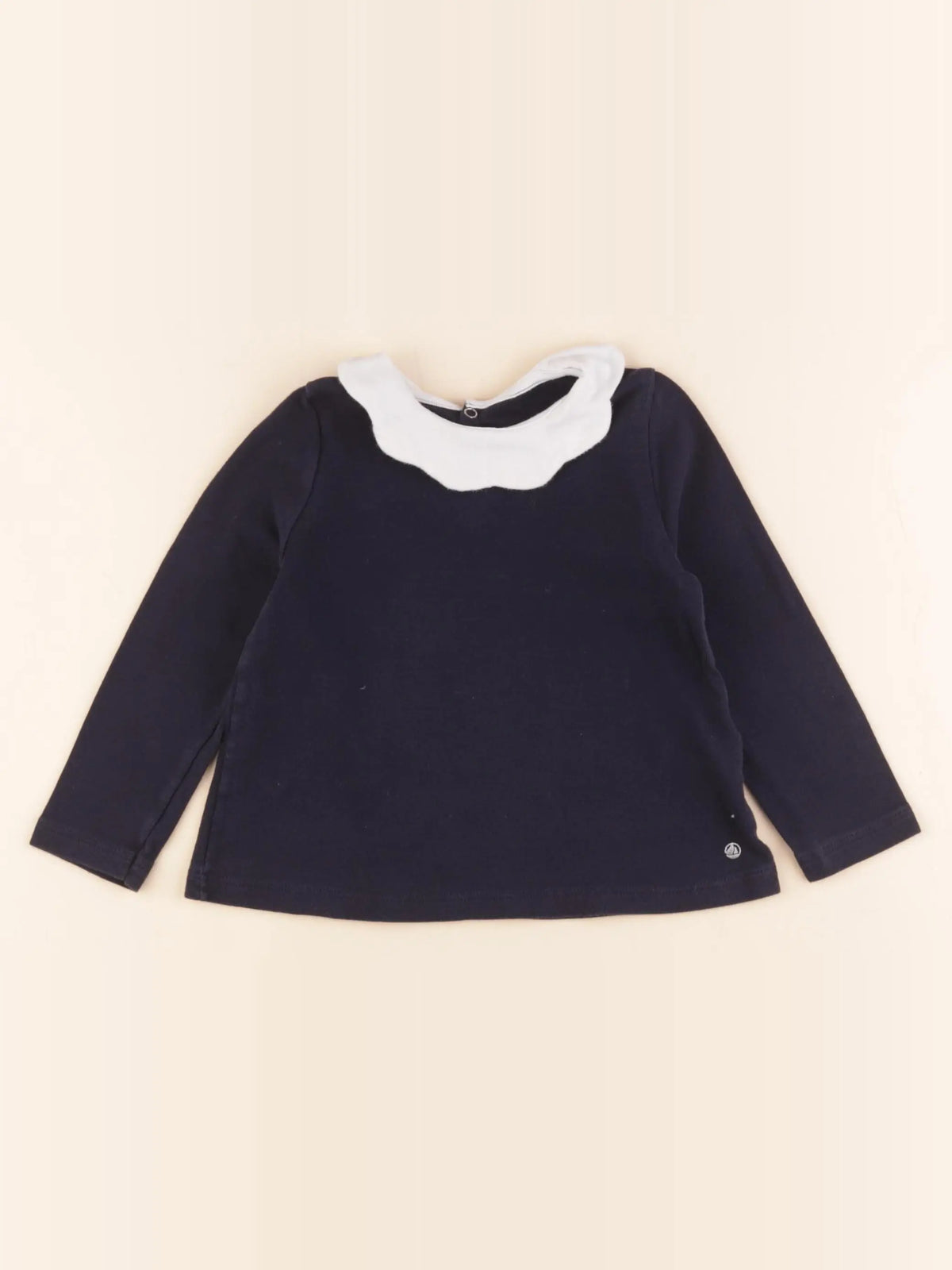 Petit Bateau - tee-shirt bleu - 24 mois