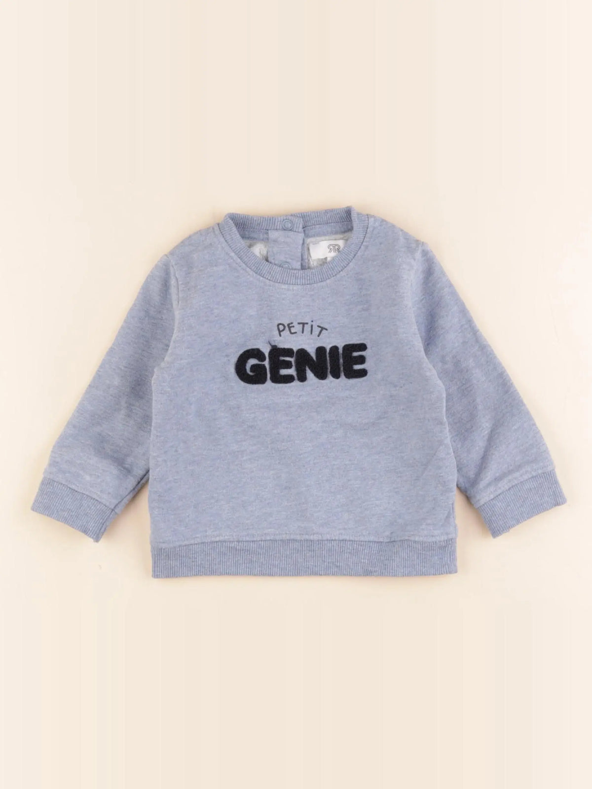 La Redoute - sweat bleu - 6 mois