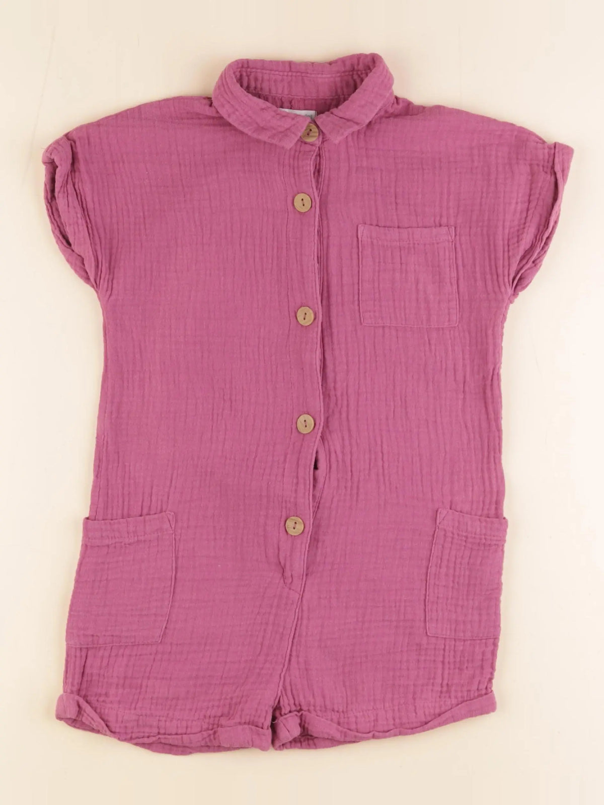 Vertbaudet - combinaison rose - 5 ans
