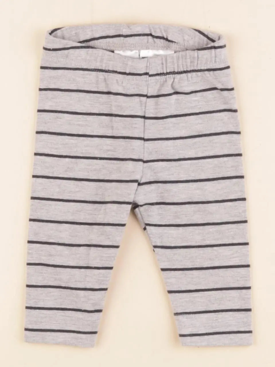 H&M - legging gris - 2/4 mois