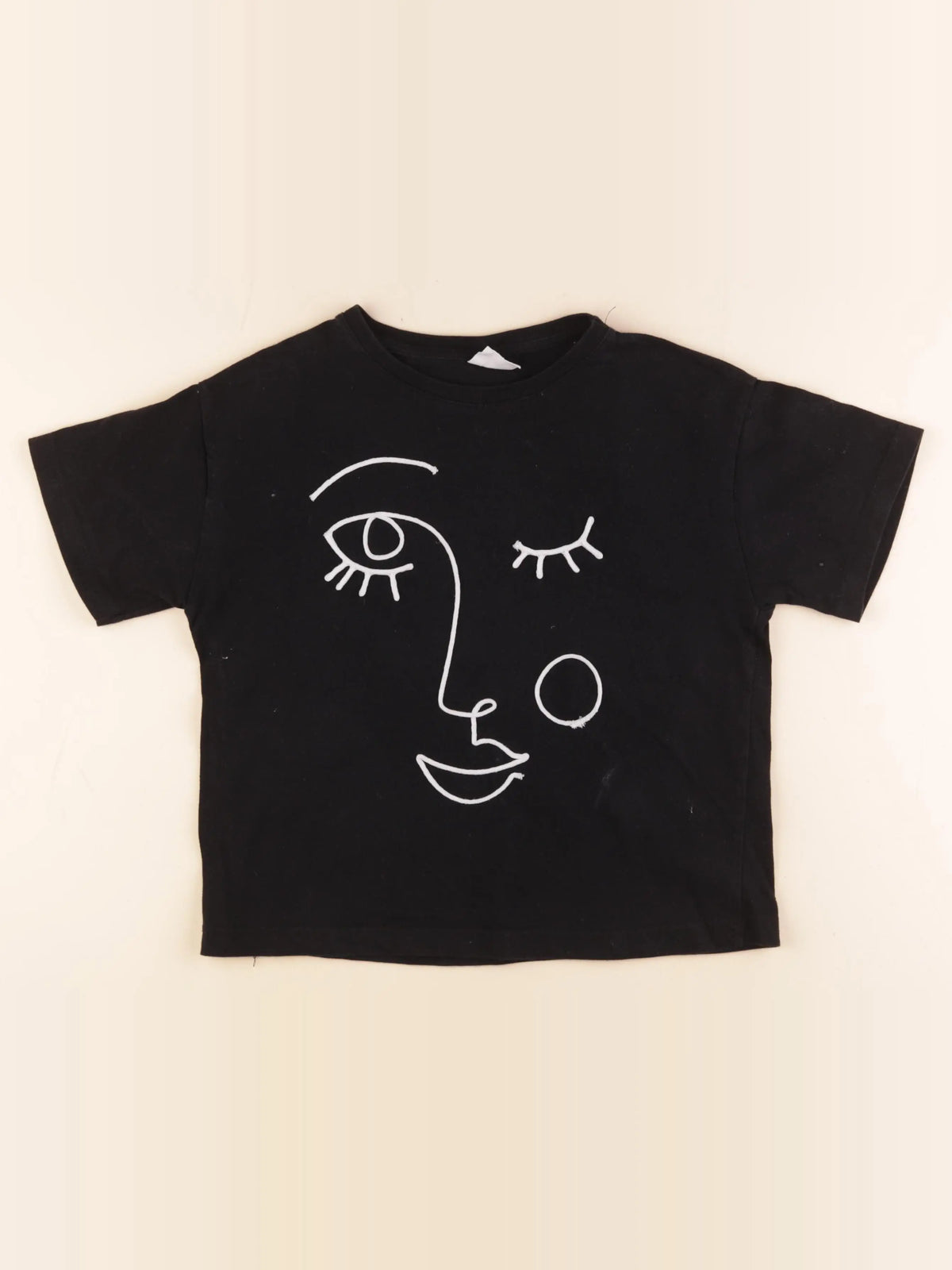 Zara - tee-shirt noir - 9/10 ans