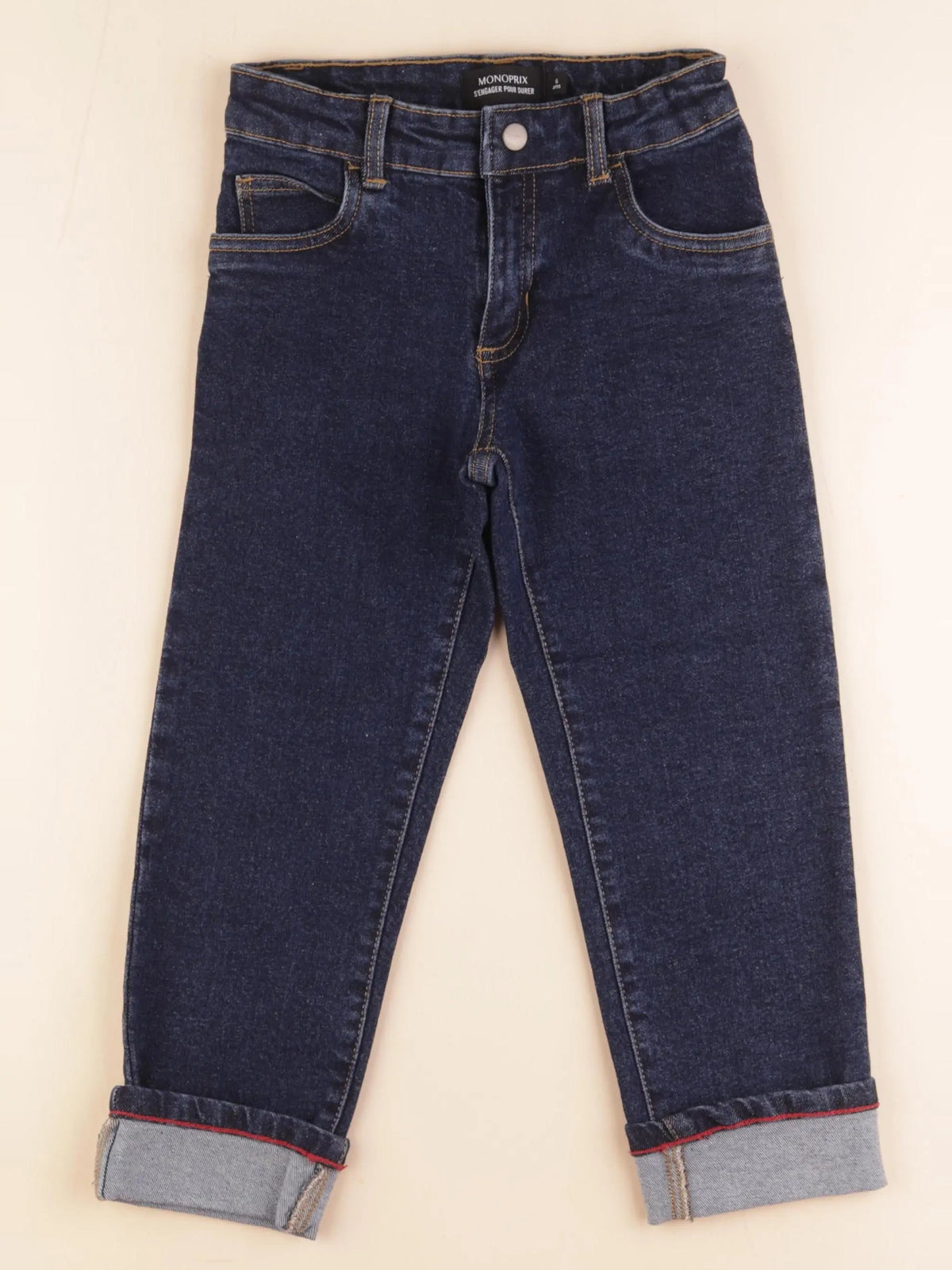 Monoprix - jean bleu - 6 ans