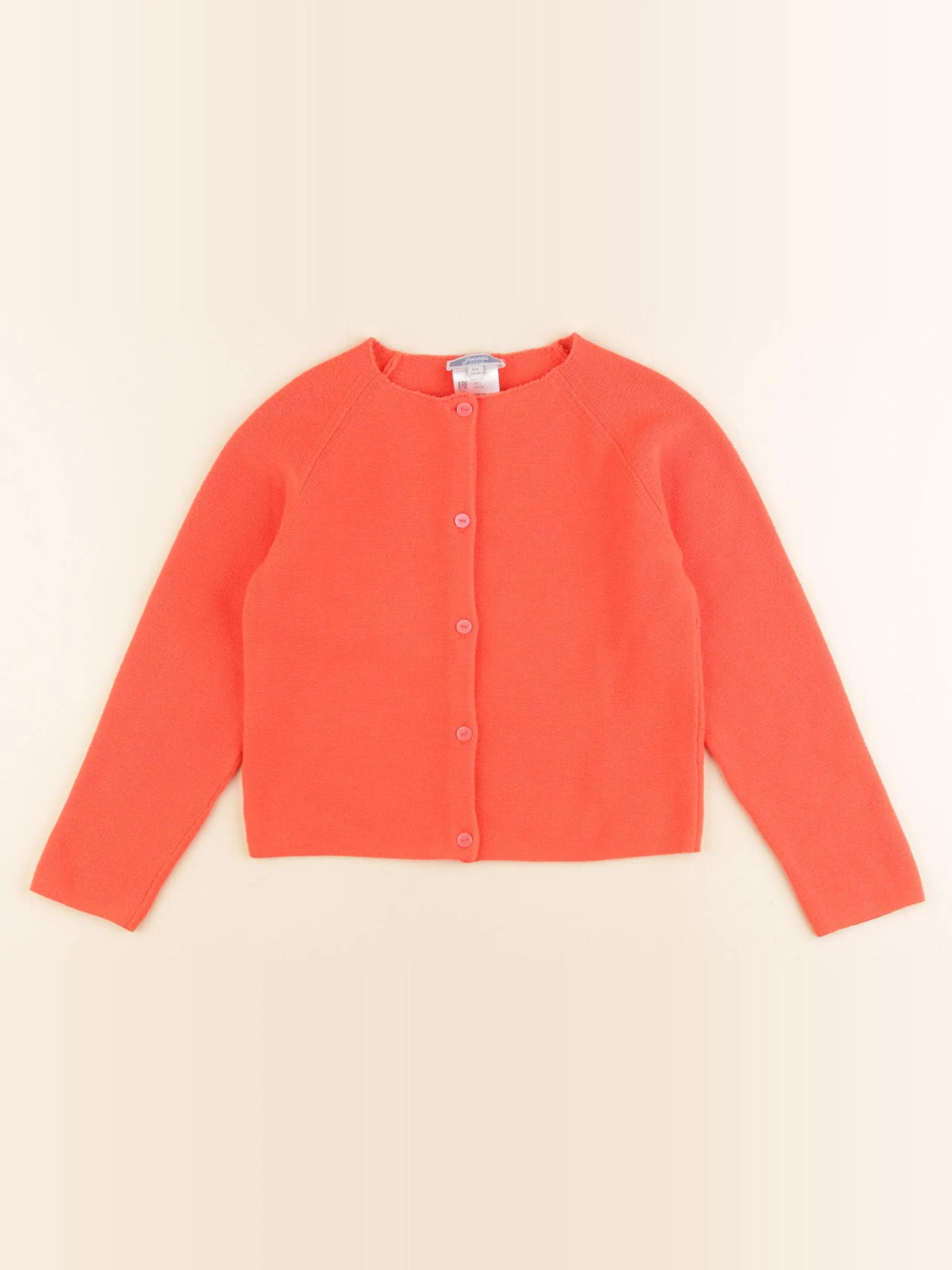 Jacadi - gilet orange - 6 ans