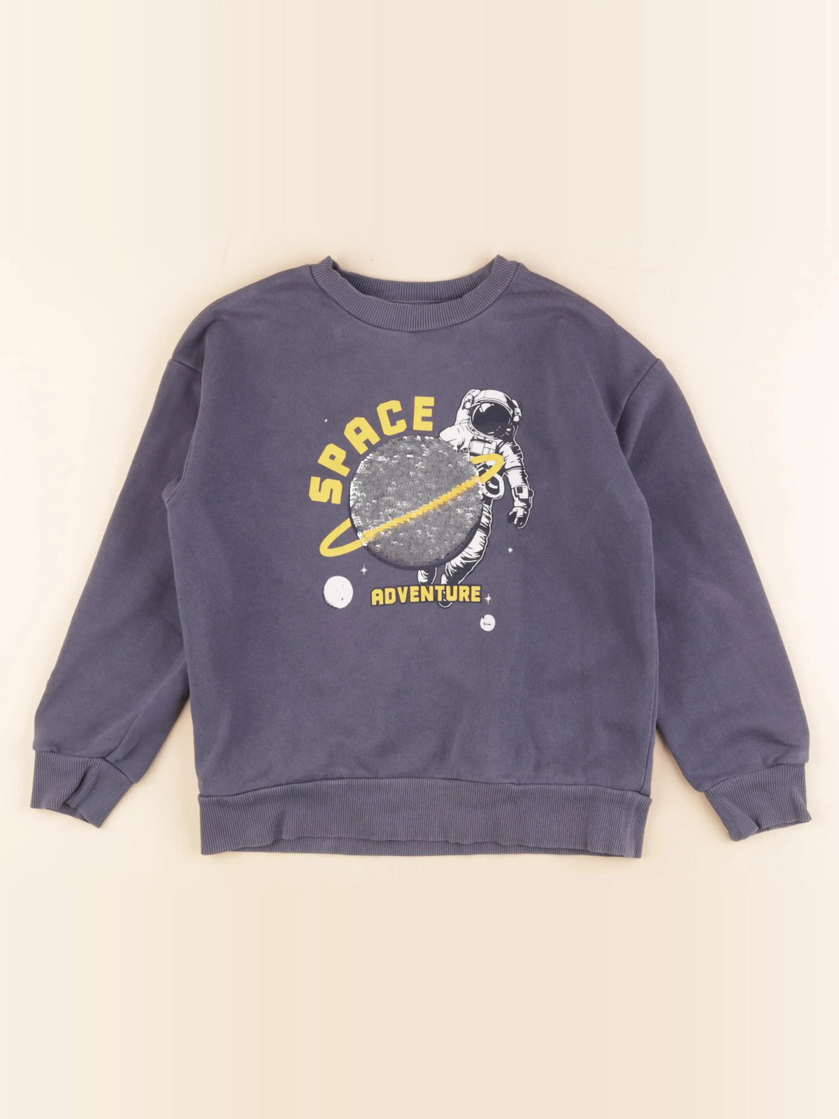 Vertbaudet - sweat bleu - 8 ans