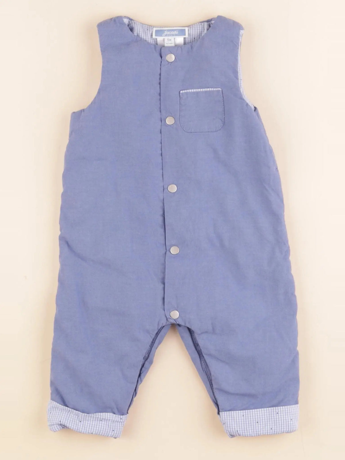 Jacadi - combinaison bleu - 6 mois