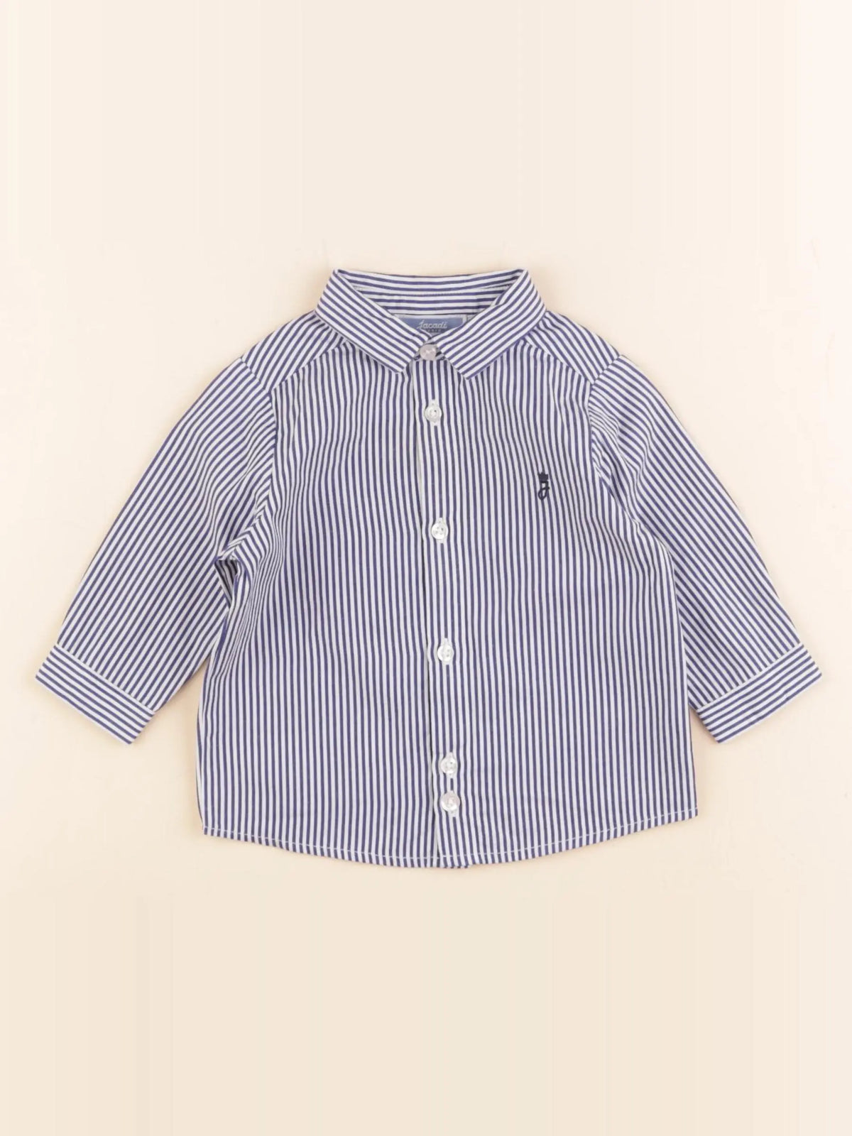 Jacadi - chemise bleu - 6 mois