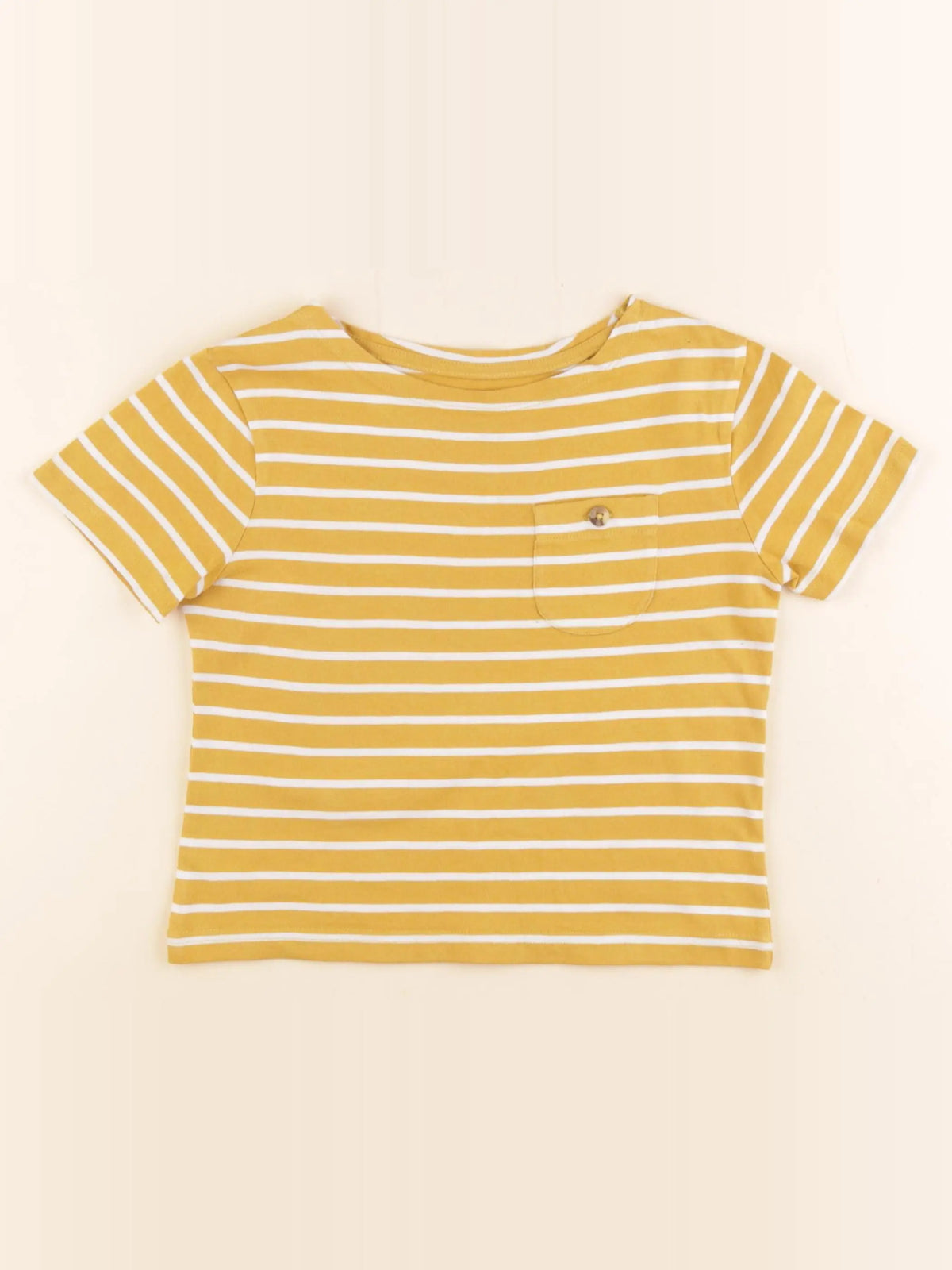 Cyrillus - tee-shirt jaune - 4 ans