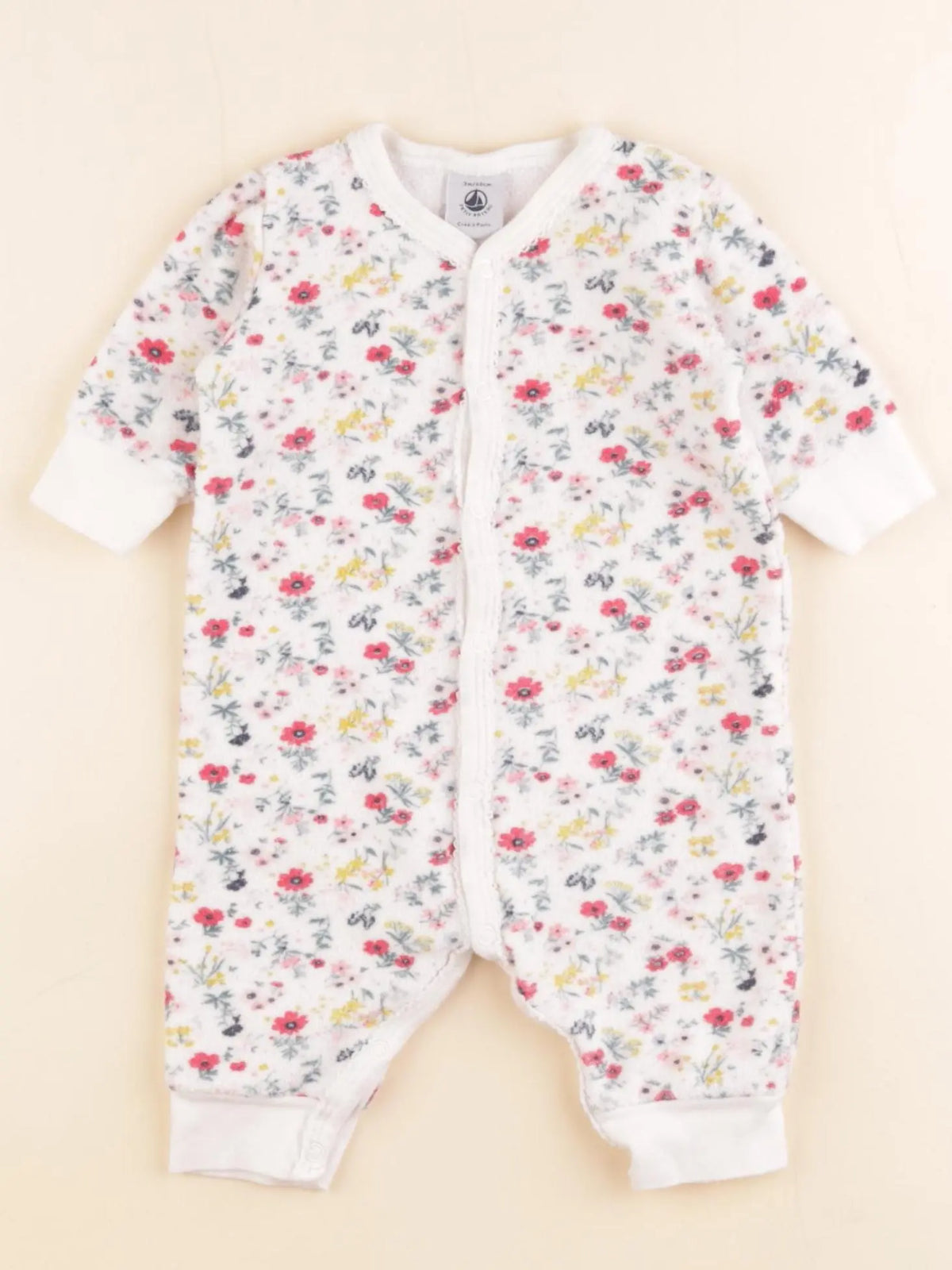 Petit Bateau - pyjama coton multicolore - 3 mois