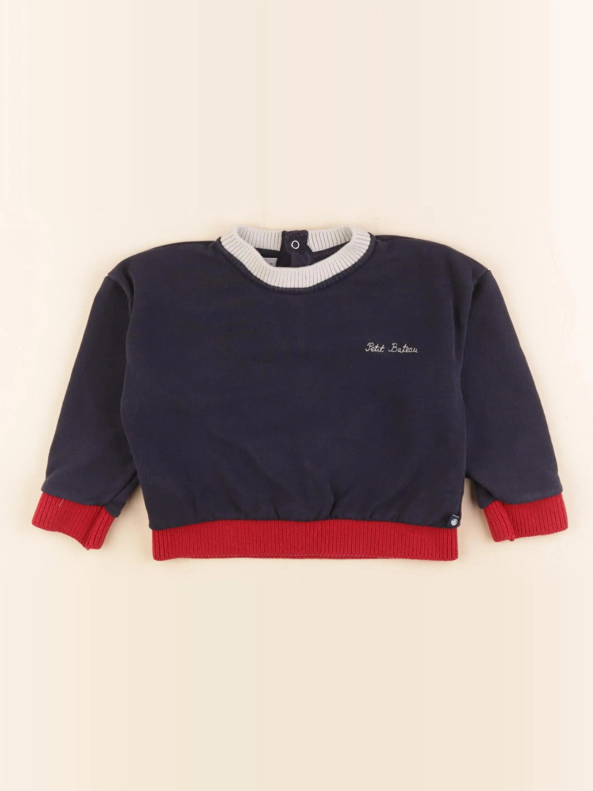 Petit Bateau - sweat multicolore - 36 mois