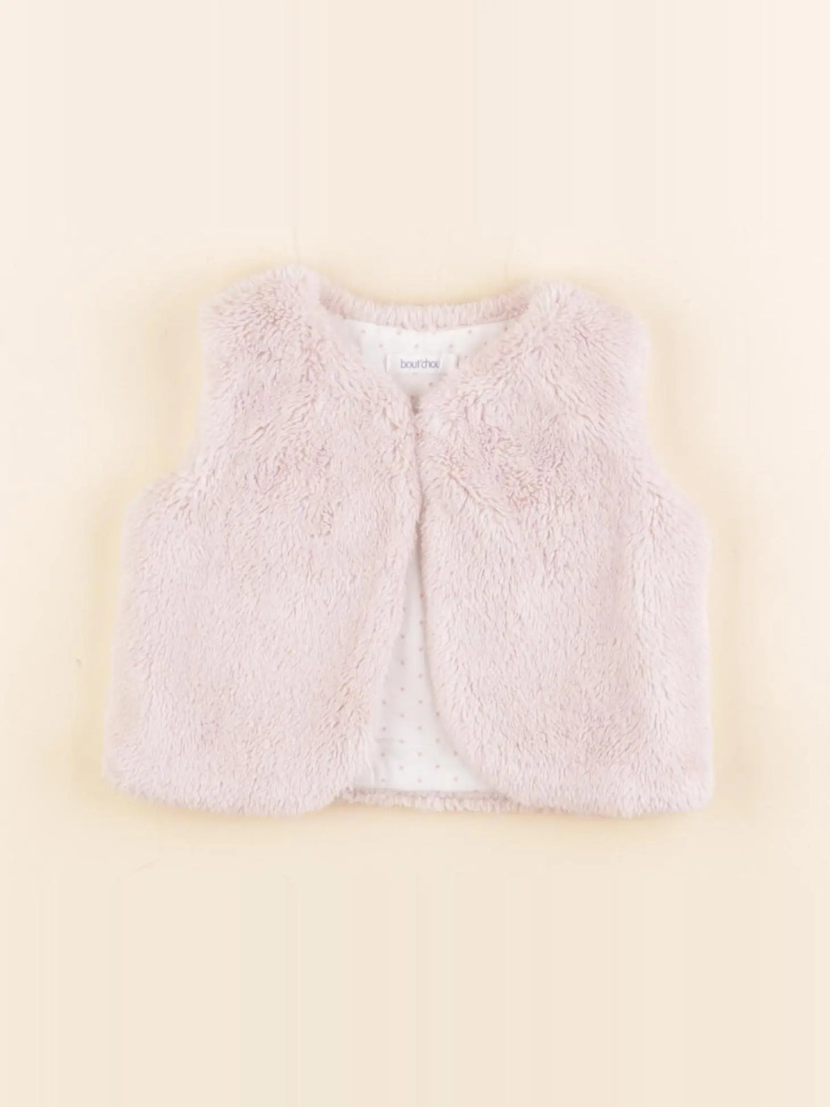 Boutchou - gilet rose - 1 mois
