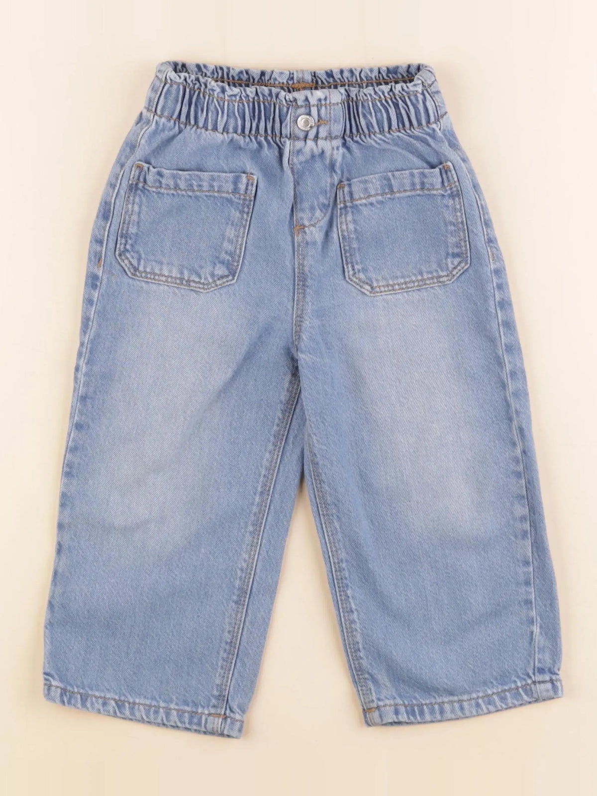 Vertbaudet - pantalon bleu - 24 mois