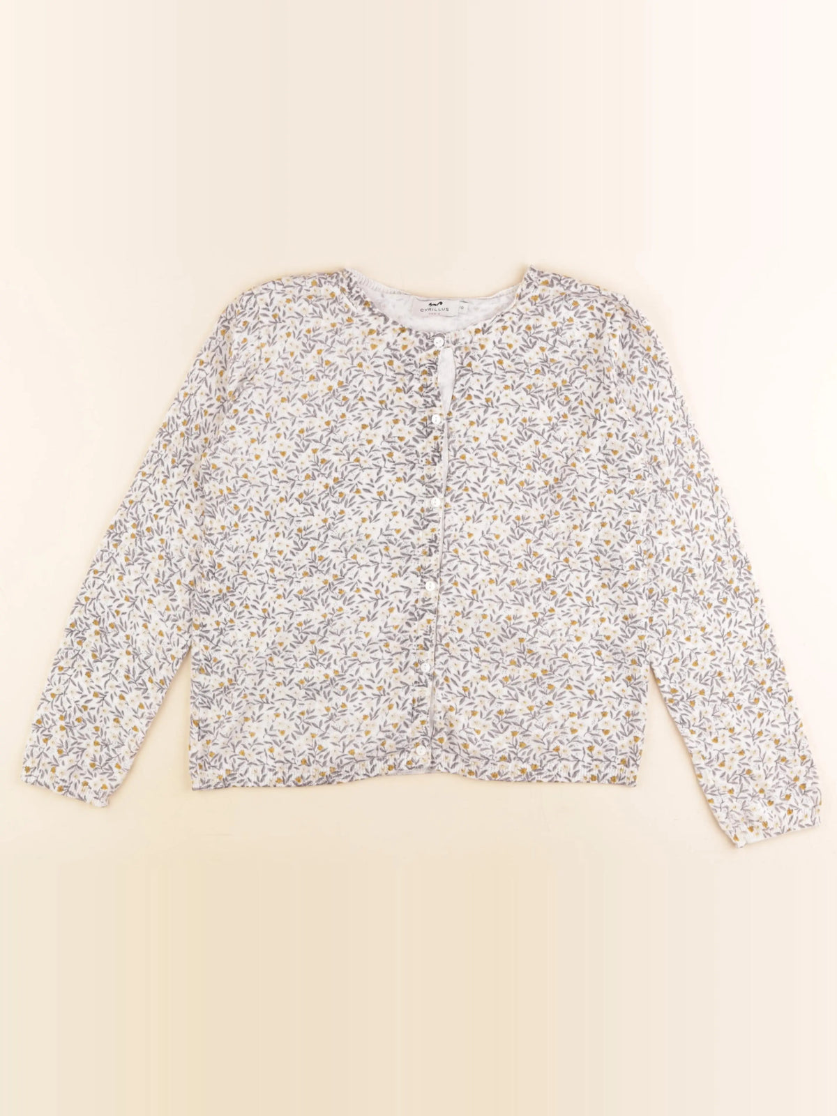 Cyrillus - gilet multicolore - 10 ans