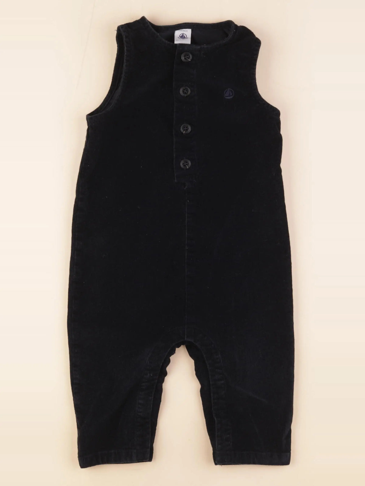 Petit Bateau - combinaison bleu - 24 mois