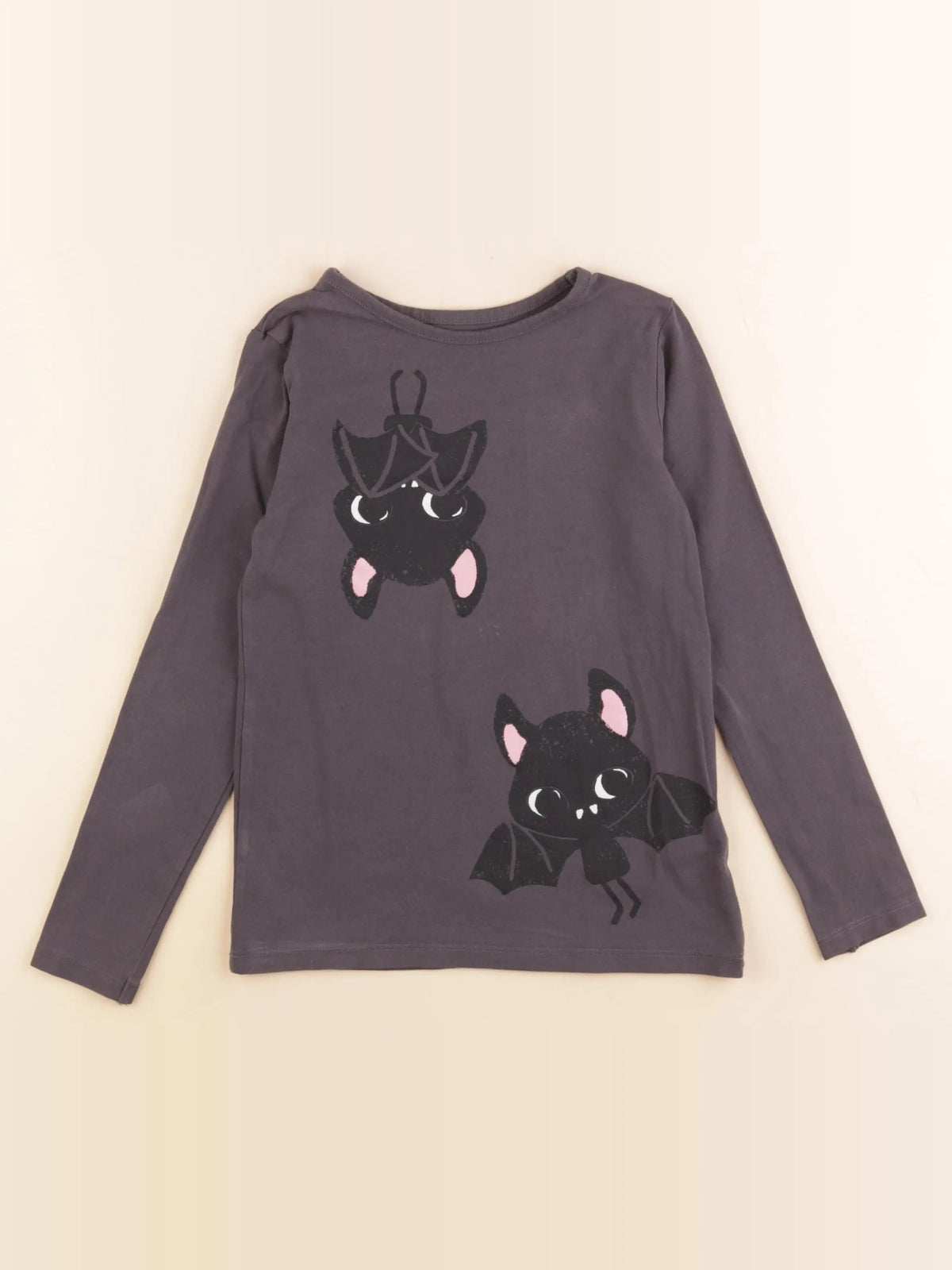 H&M - tee-shirt gris - 6/8 ans