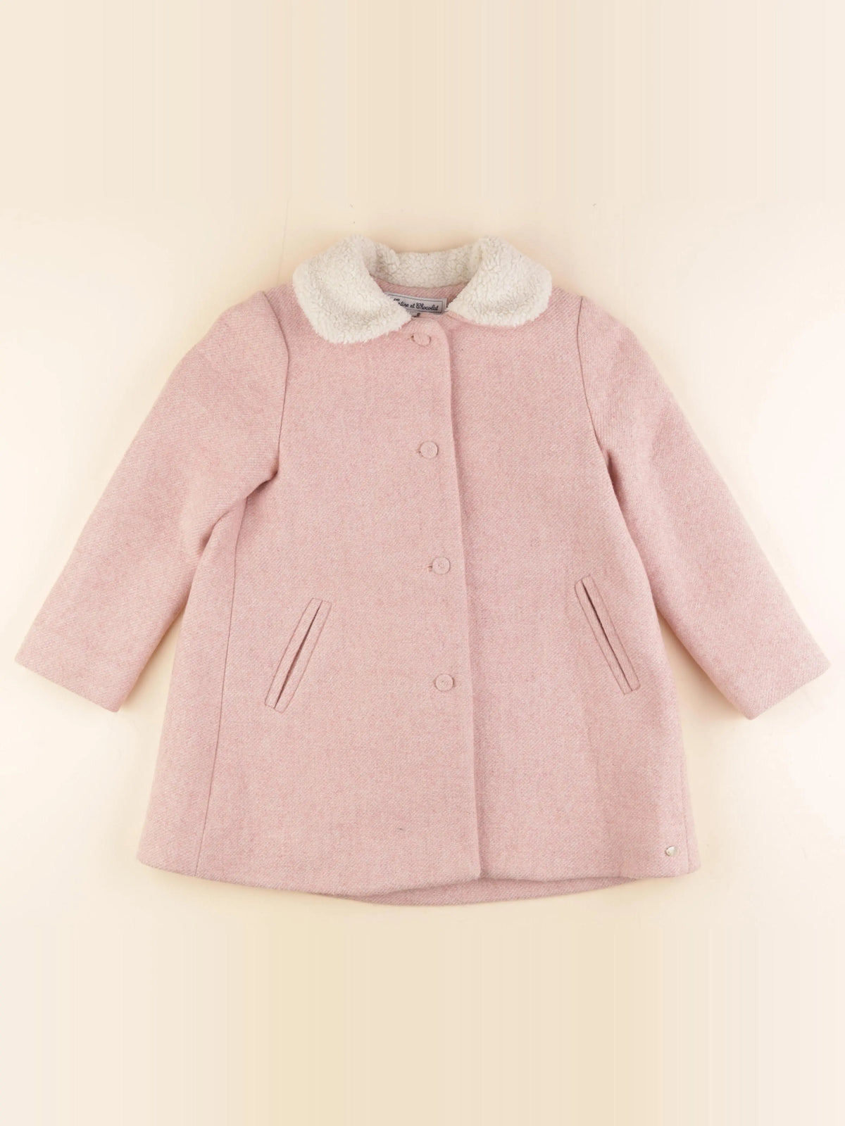 Tartine & Chocolat - manteau rose - 6 ans