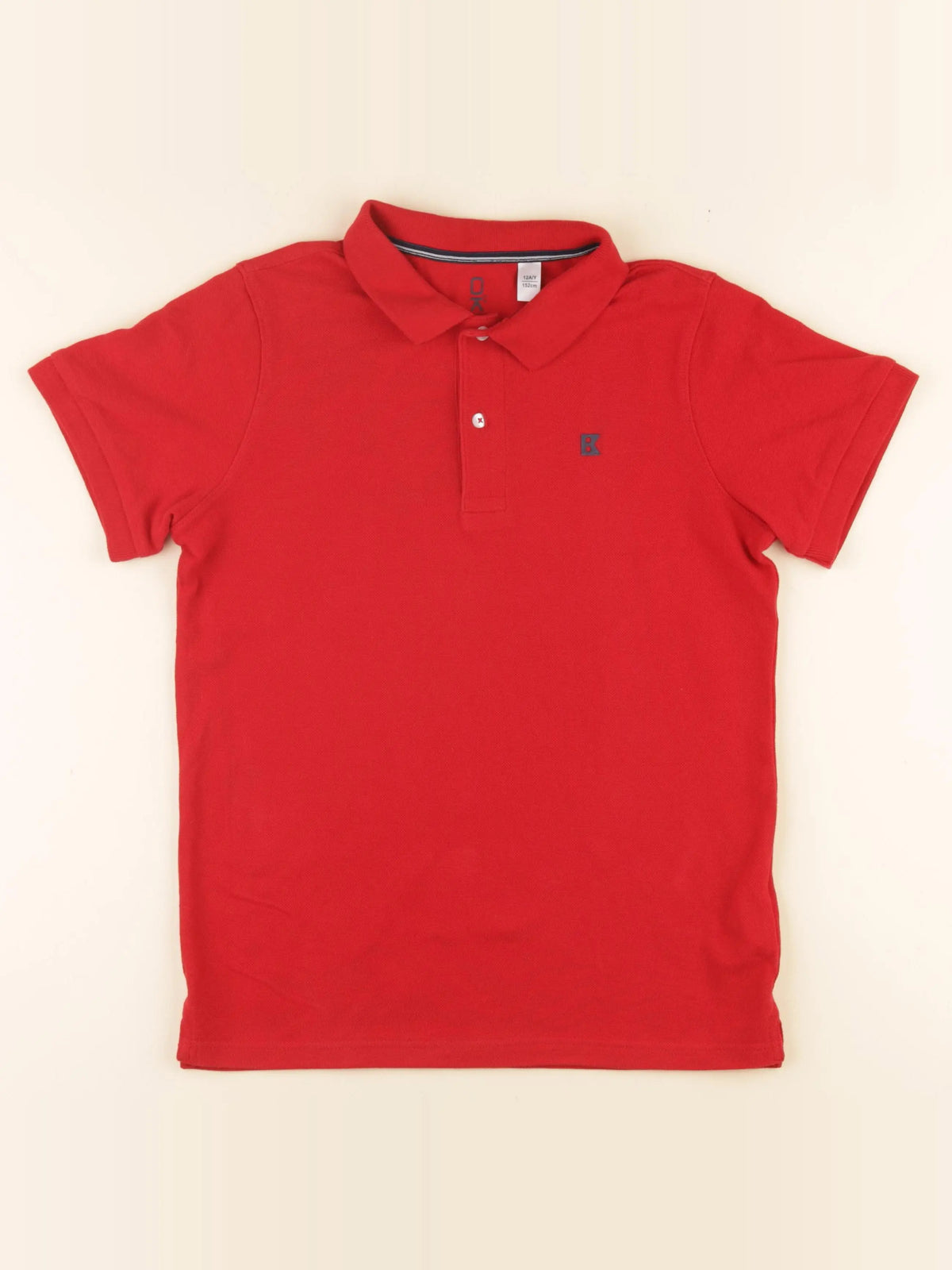 Okaidi - polo rouge - 12 ans