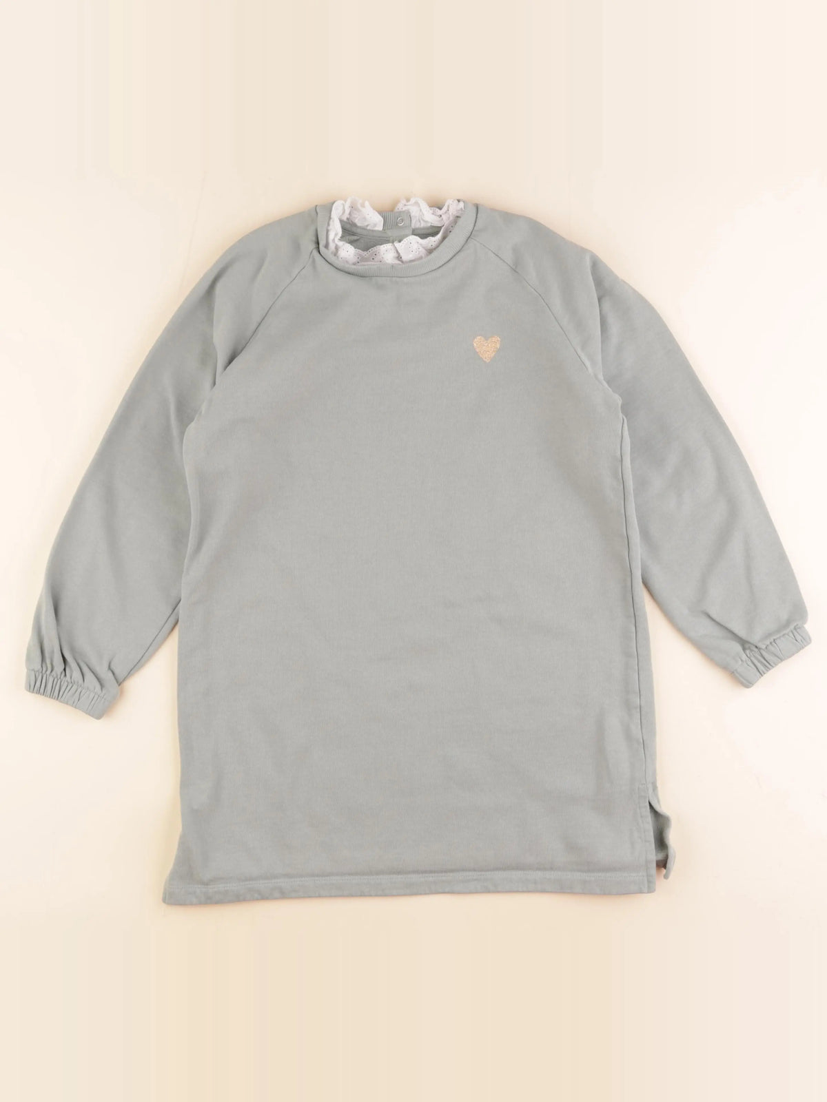Vertbaudet - robe vert - 10 ans